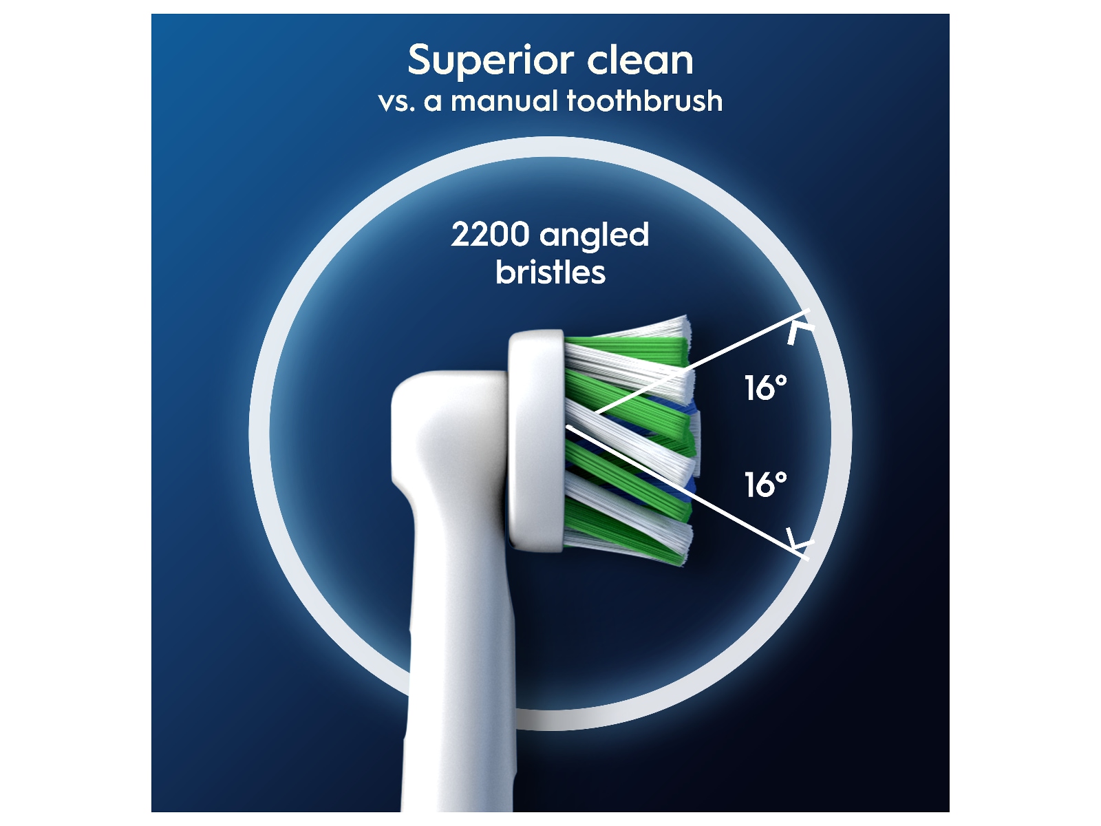 Oral-B Pro Cross Action Børstehoder (5 stk) Tannbørstehoder