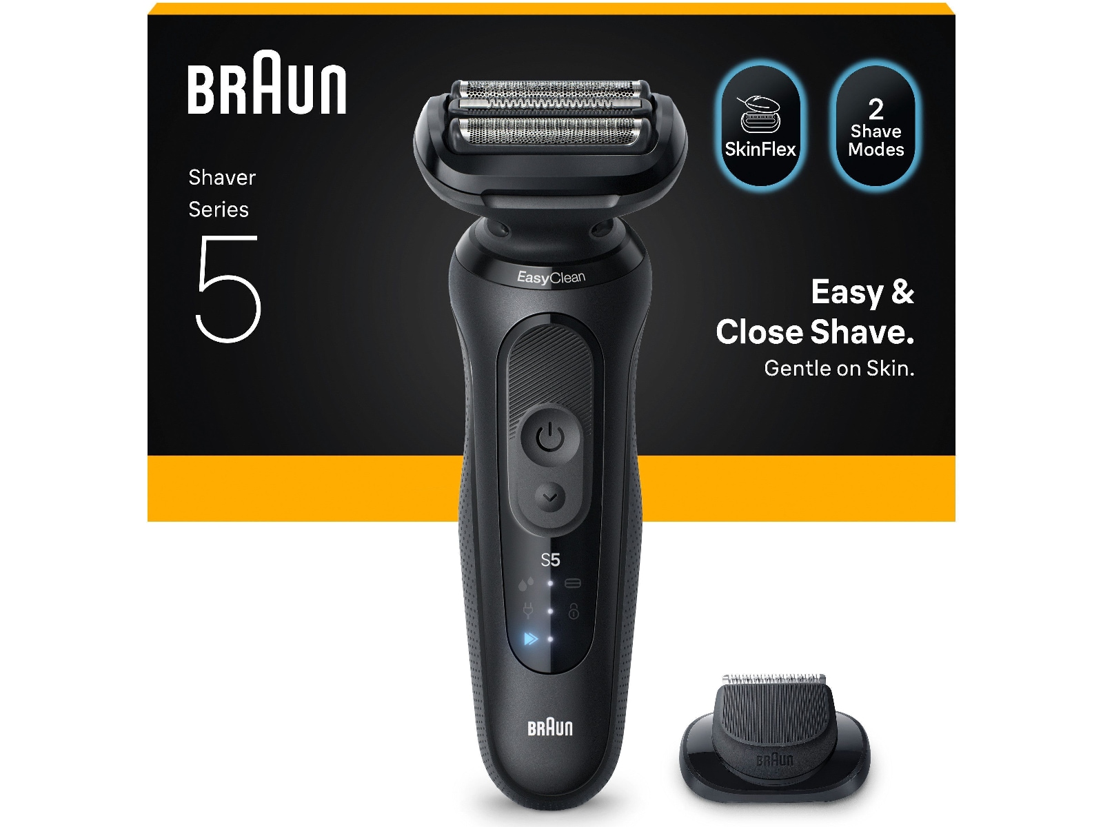 Braun Series 5 elektrisk barbermaskin 52-N1200S Barbermaskiner