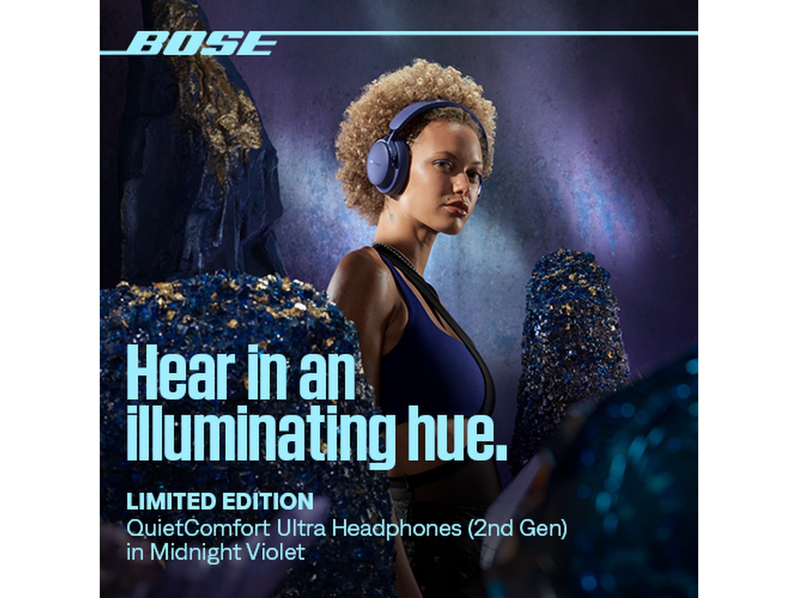 Bose QuietComfort ULTRA II Trådløse Hodetelefoner (midnight violet) Hodetelefoner
