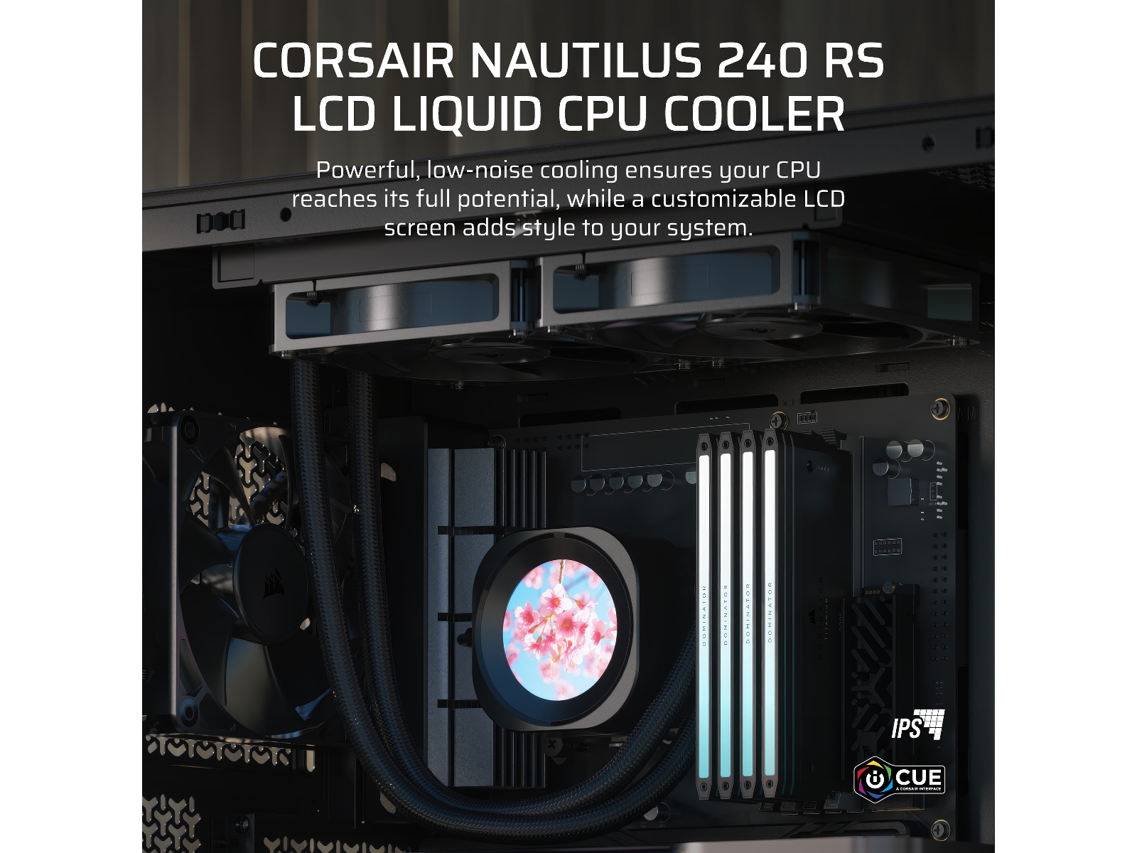 Corsair Nautilus 240 RS LCD Kjøler (sort) CPU - Vannkjøling