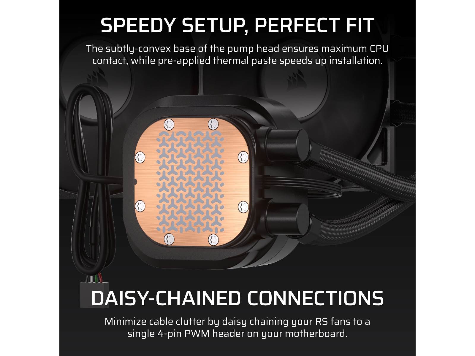 Corsair Nautilus 240 RS LCD Kjøler (sort) CPU - Vannkjøling