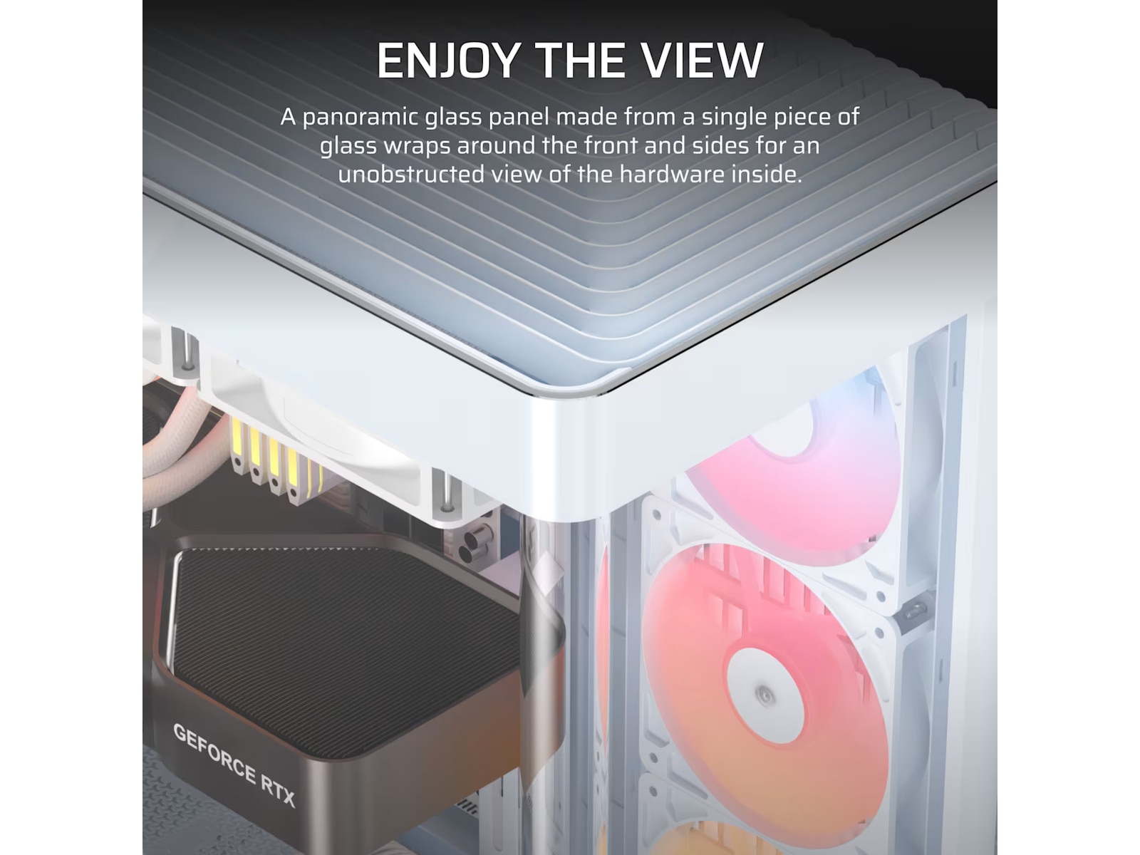 Corsair FRAME 4500X RS-R ARGB Mid Tower (hvit) Midi tower