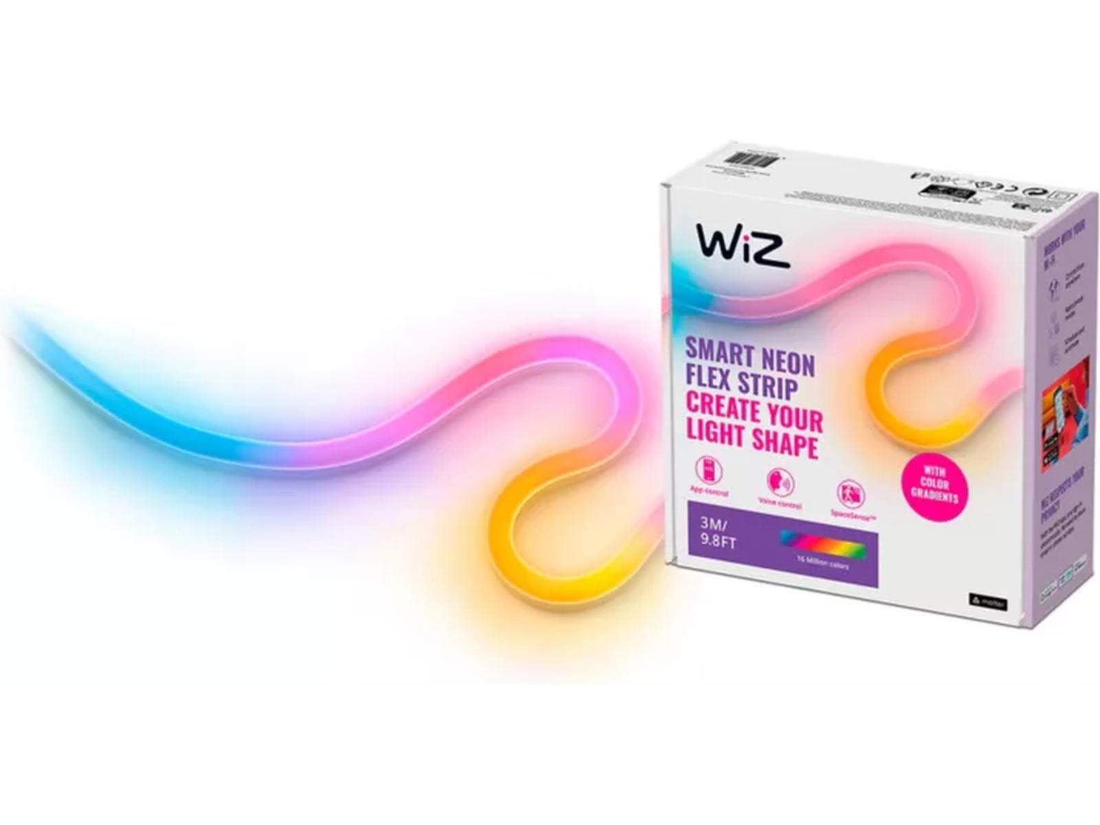 WiZ Neon Flex Strip 3M Kit Type-C Led strips & underholdning