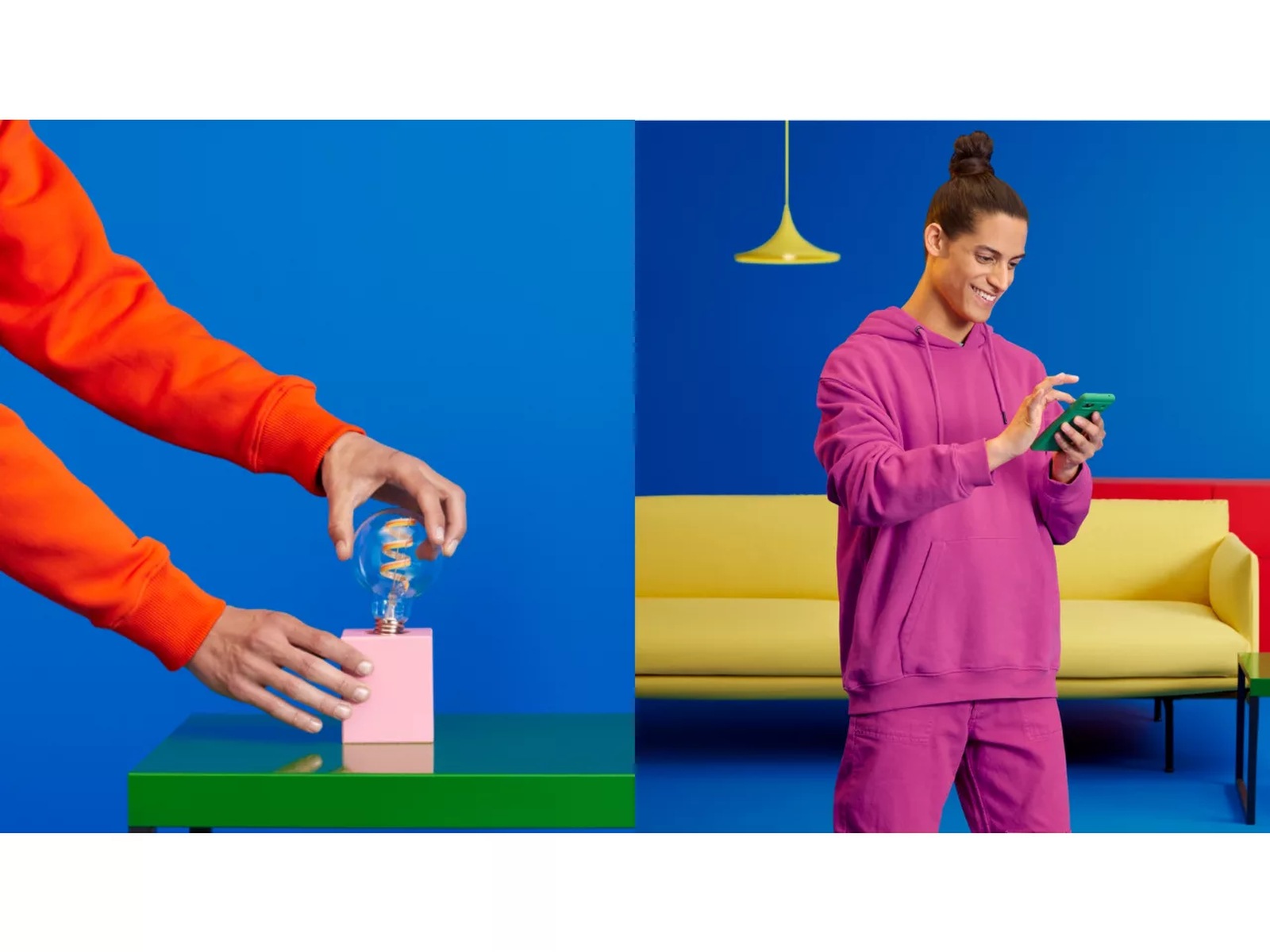 WiZ Klar 40W A60 E27 RGB Lyspære Lyspærer & LED-pærer