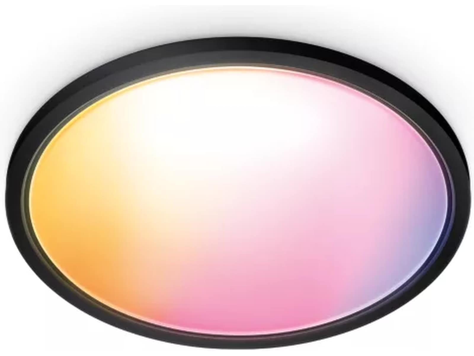 WiZ SuperSlim RGB Taklampe 22W (sort) Taklampe