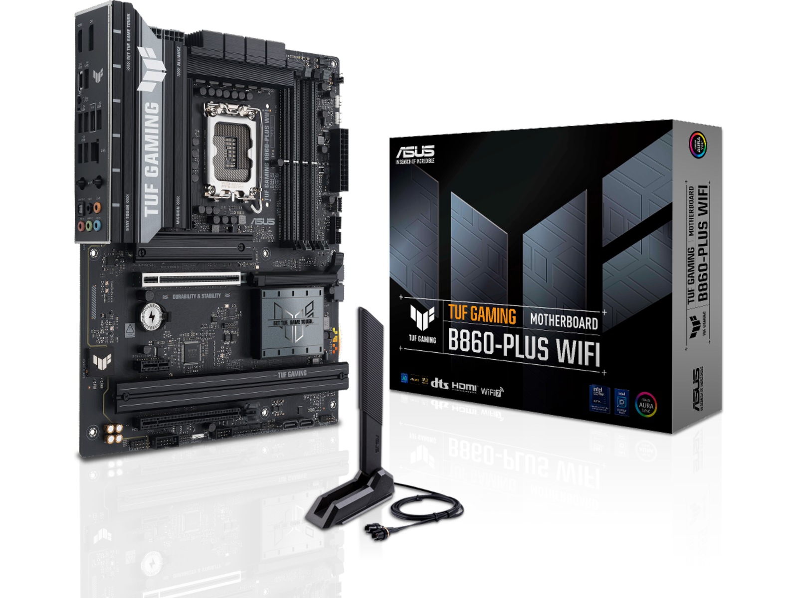 ASUS TUF GAMING B860-PLUS WIFI Hovedkort -B-Grade Demo hovedkort