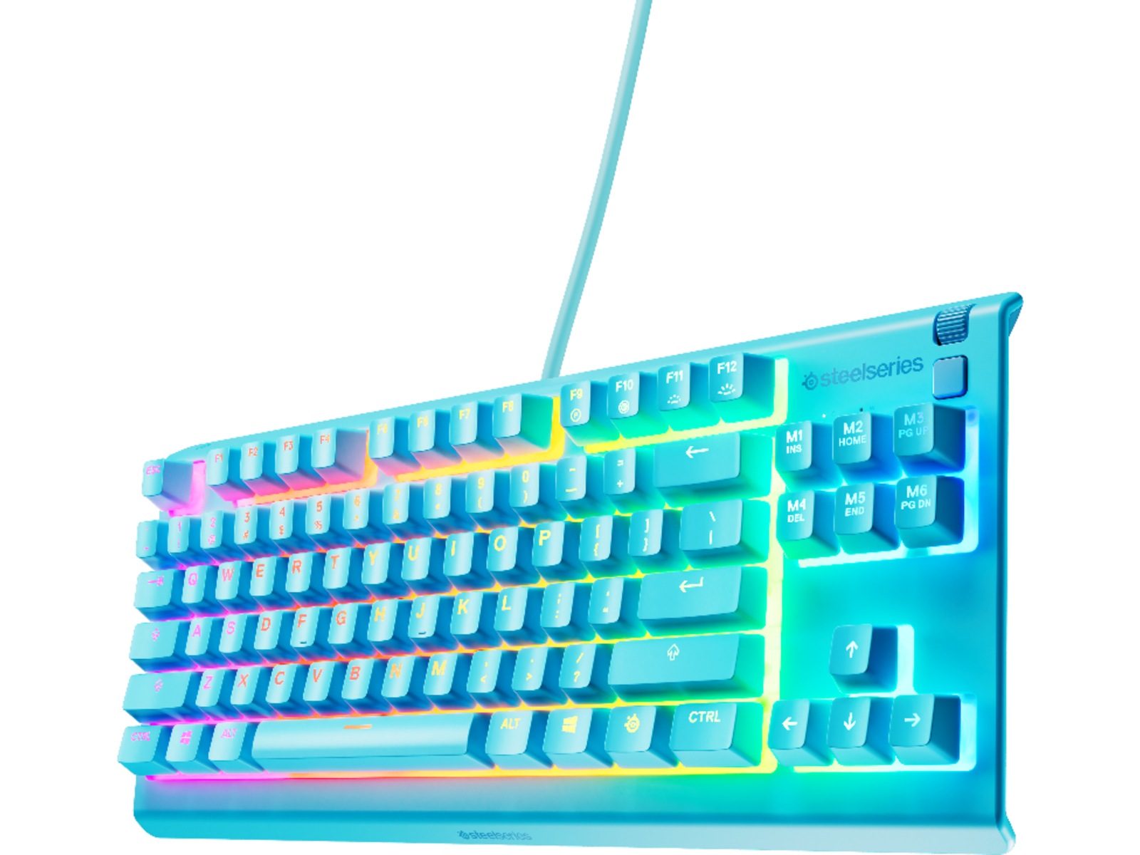 Steelseries Apex 3 TKL Gamingtastatur (aqua) Gamingtastatur
