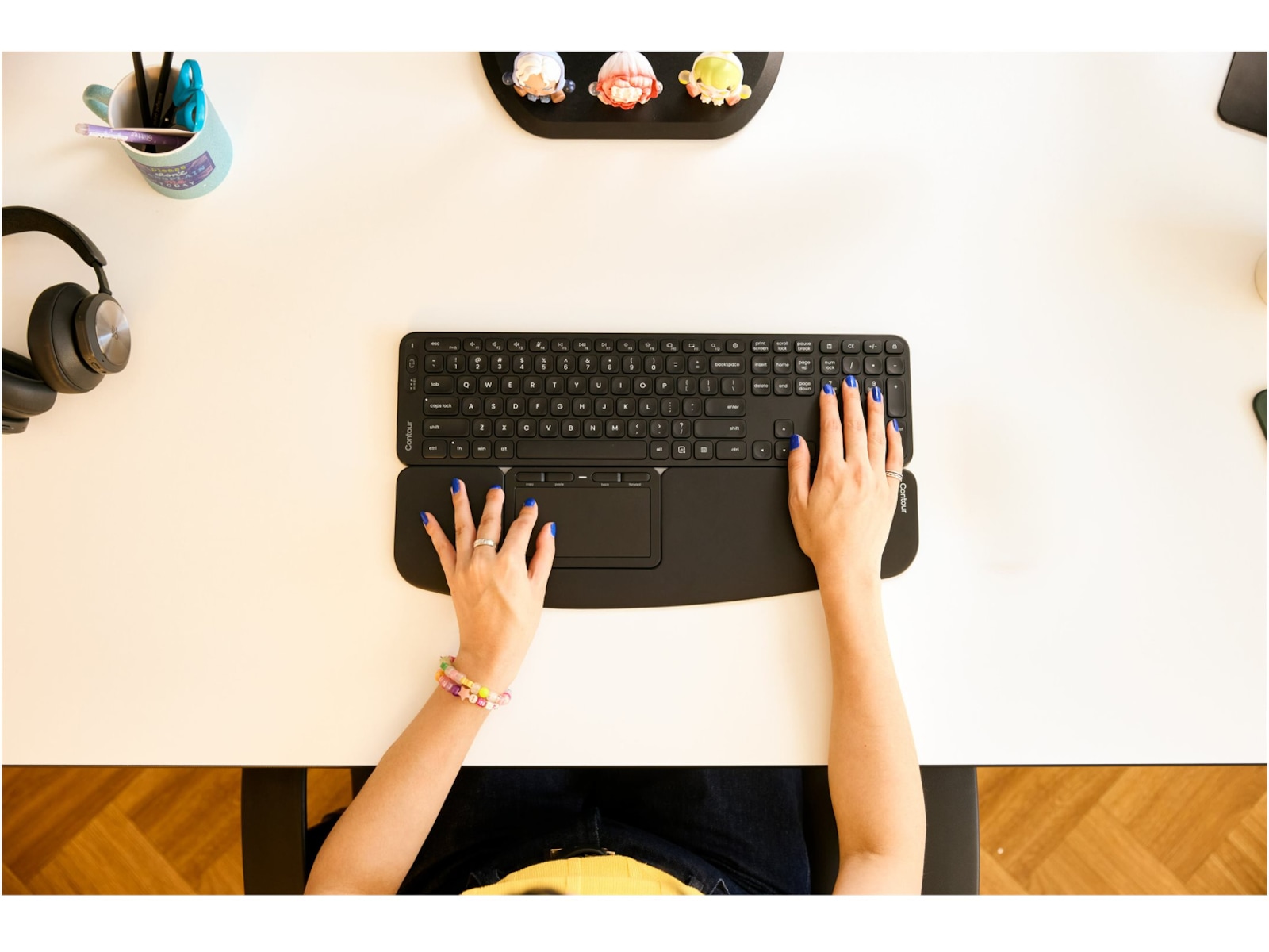 Contour Balance Full-Size Trådløst Tastatur Ergonomi