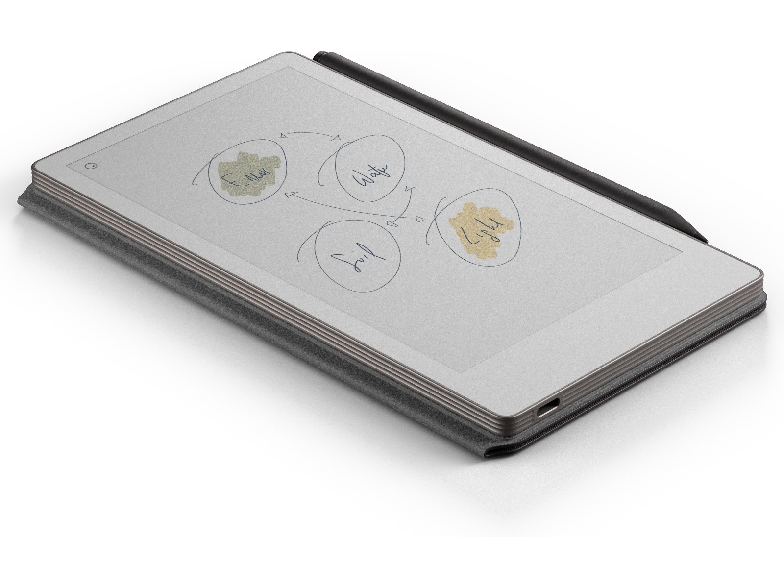 reMarkable Paper Pro Move 7.3" inkl. Marker Plus & Book Folio (basalt) Digitale notatblokker & tilbehør