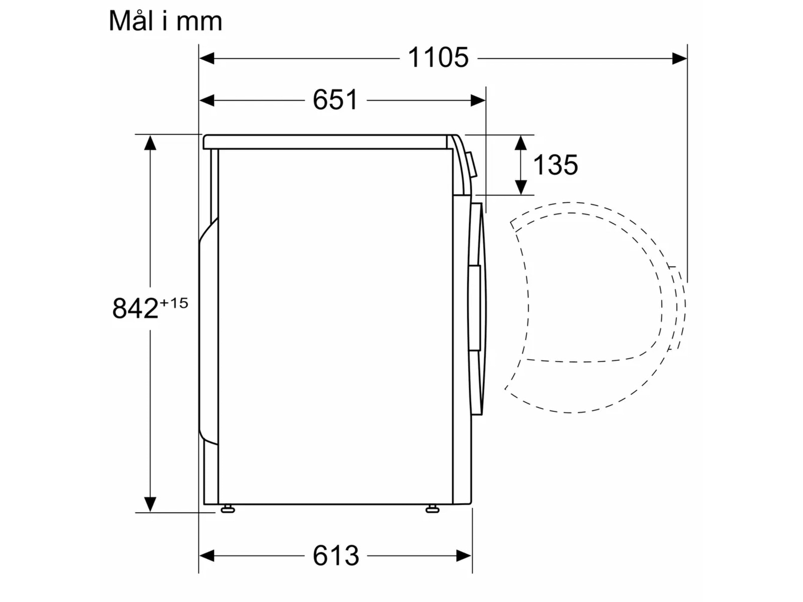 Siemens iQ300 Tørketrommel Tørketrommel