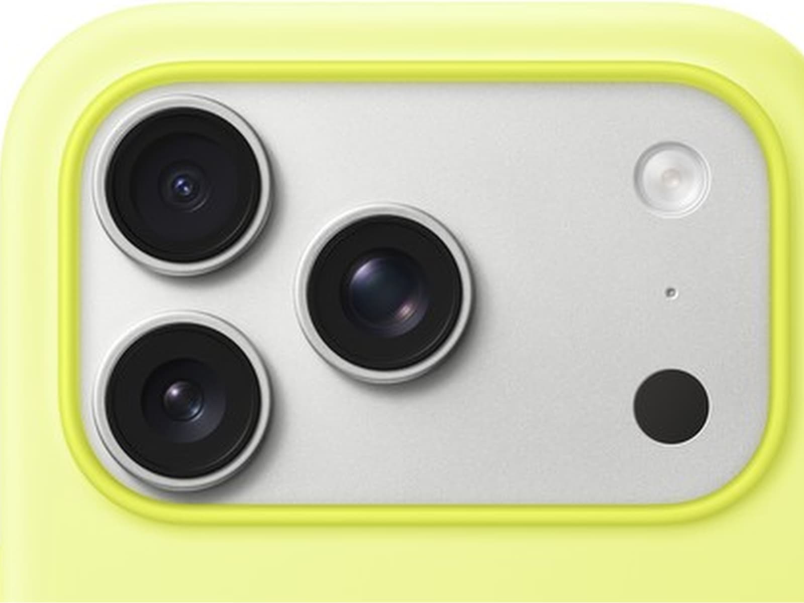 Apple iPhone 17 Pro silikondeksel (neongul) Mobildeksel