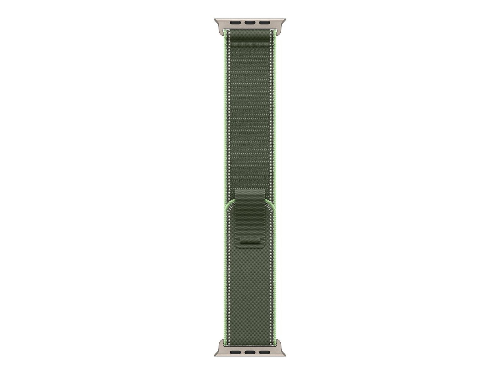 Apple Watch 49mm Natural Titanium Trail Loop (green/neon) Reim