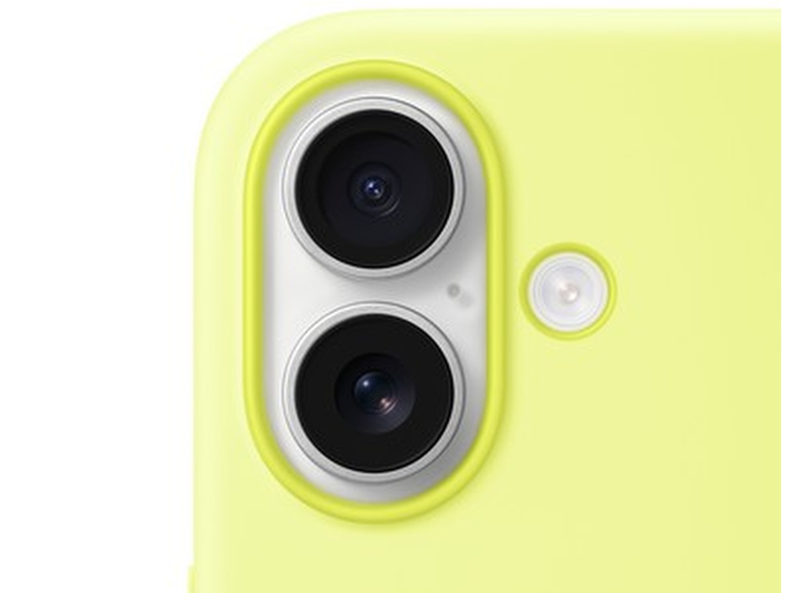 Apple iPhone 17 silikondeksel (neongul) Mobildeksel