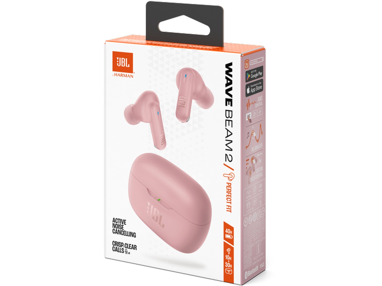 JBL Wave Beam 2 Trådløse Ørepropper (rosa) Ørepropper