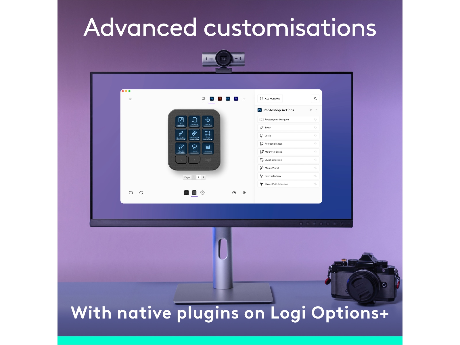 Logitech MX Creative Console (sort) Tastatur