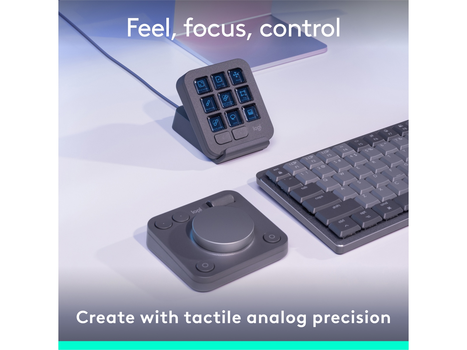 Logitech MX Creative Console (sort) Tastatur