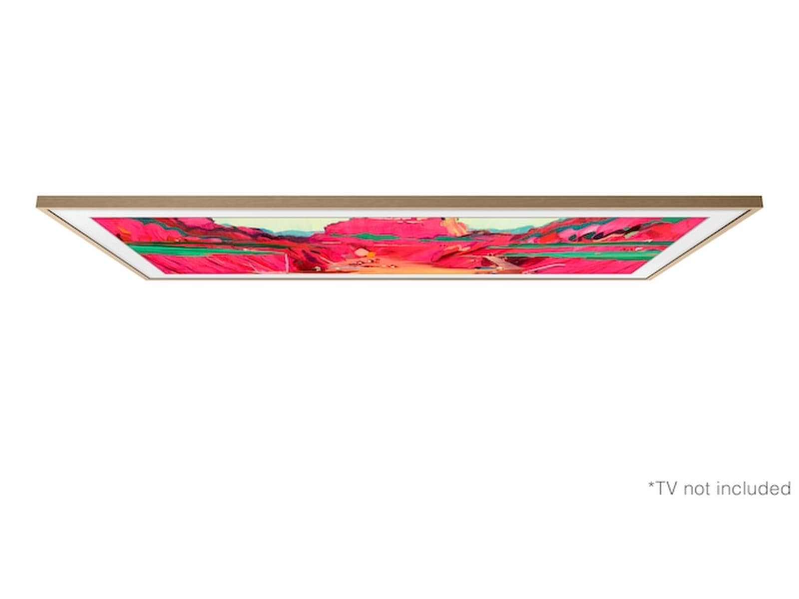 Samsung 85" ramme til The Frame og The Frame Pro (2021-2025, Beige Wood/Teak) TV-ramme & tilbehør