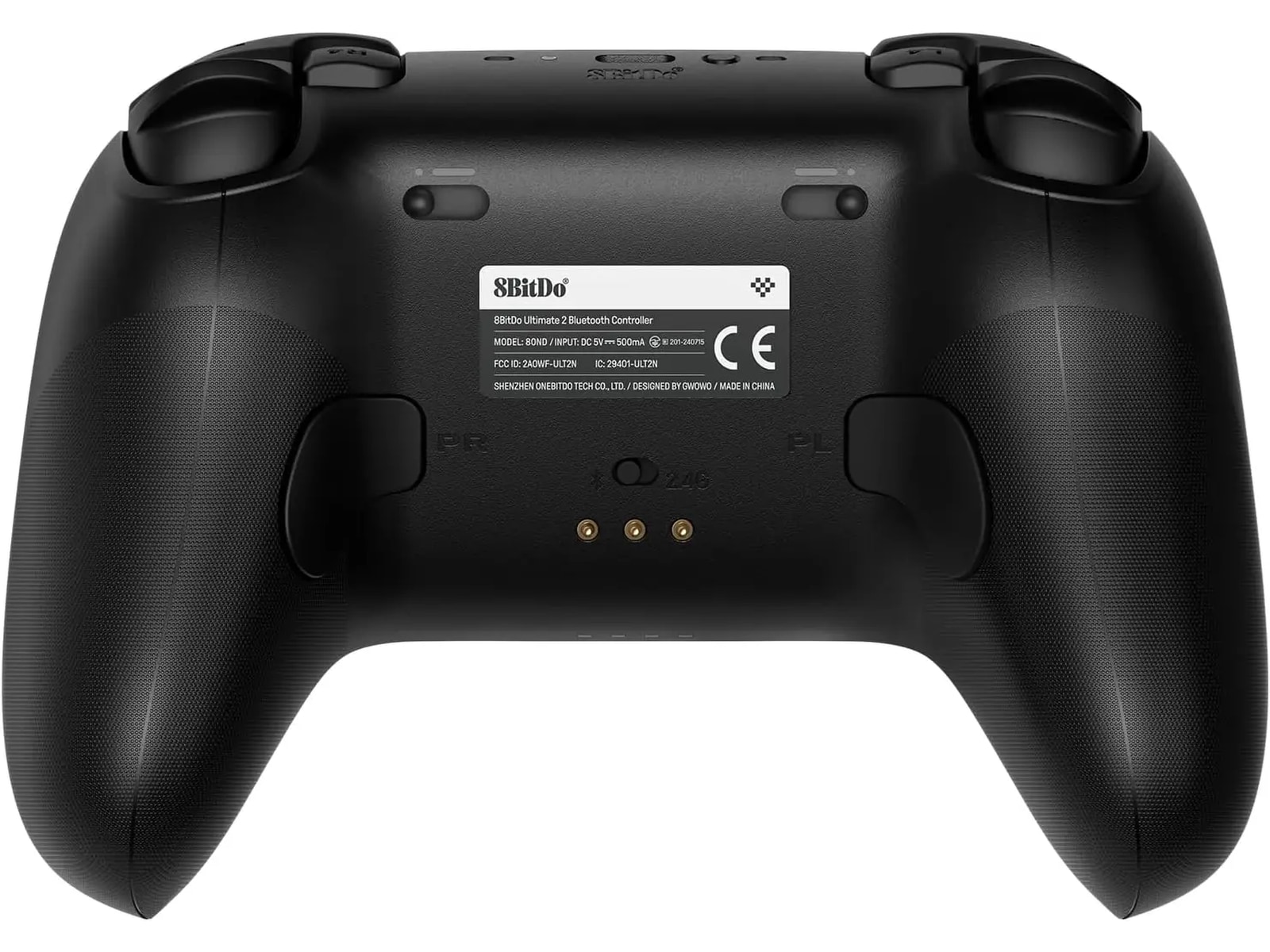 8BitDo Ultimate 2 Trådløs Bluetooth Kontroller (sort) Gamepad