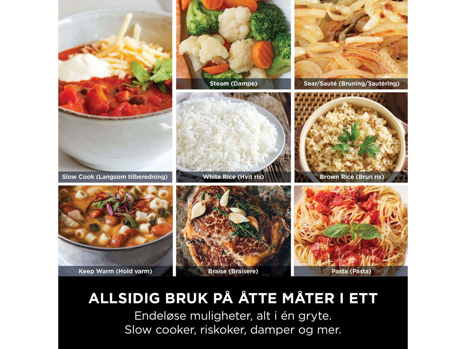 Ninja Foodi PossibleCooker 8-i-1 Andre kjøkkenapparater