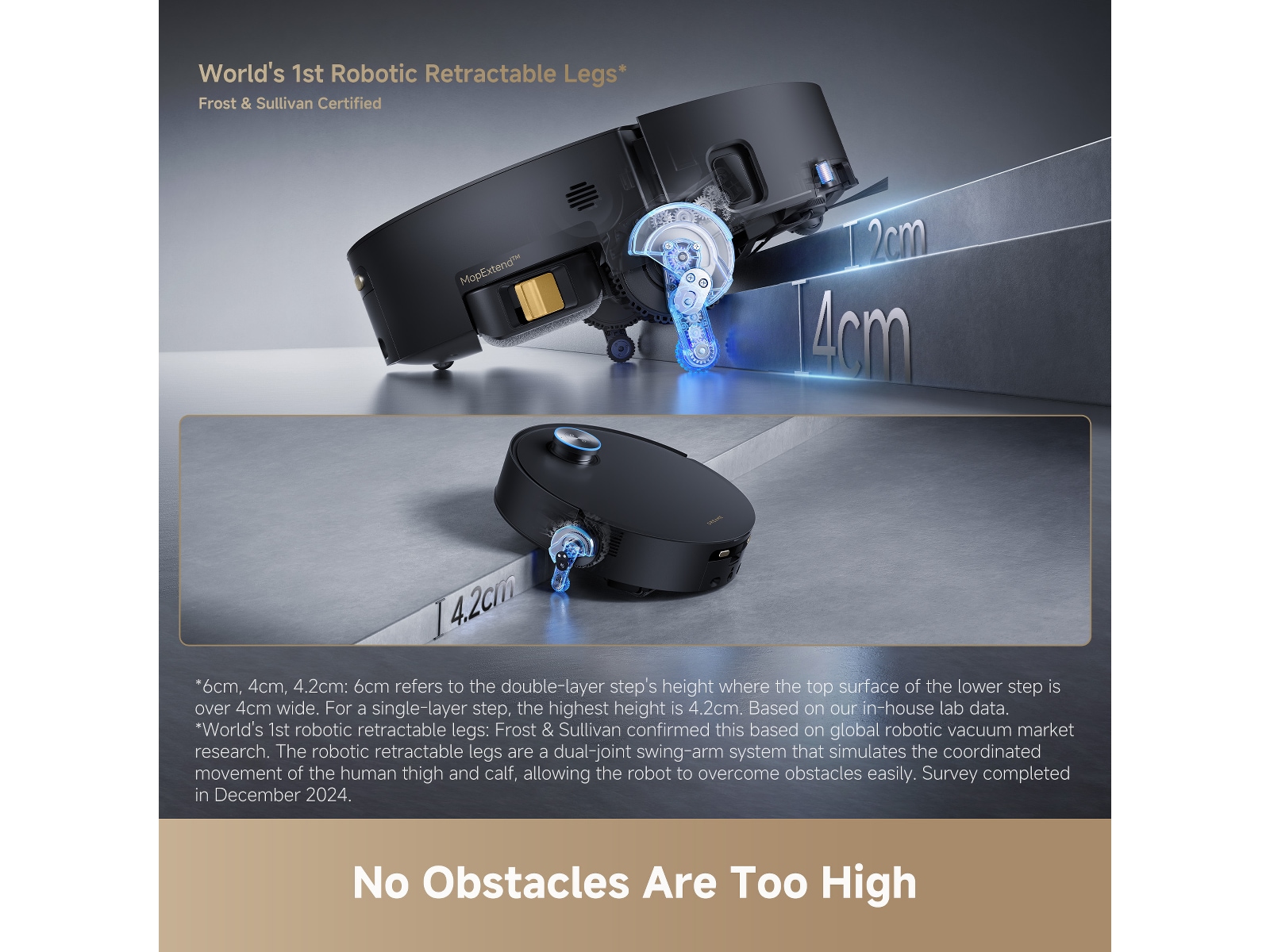 Dreame Aqua10 Ultra Track Complete Robotstøvsuger (sort) Robotstøvsugere