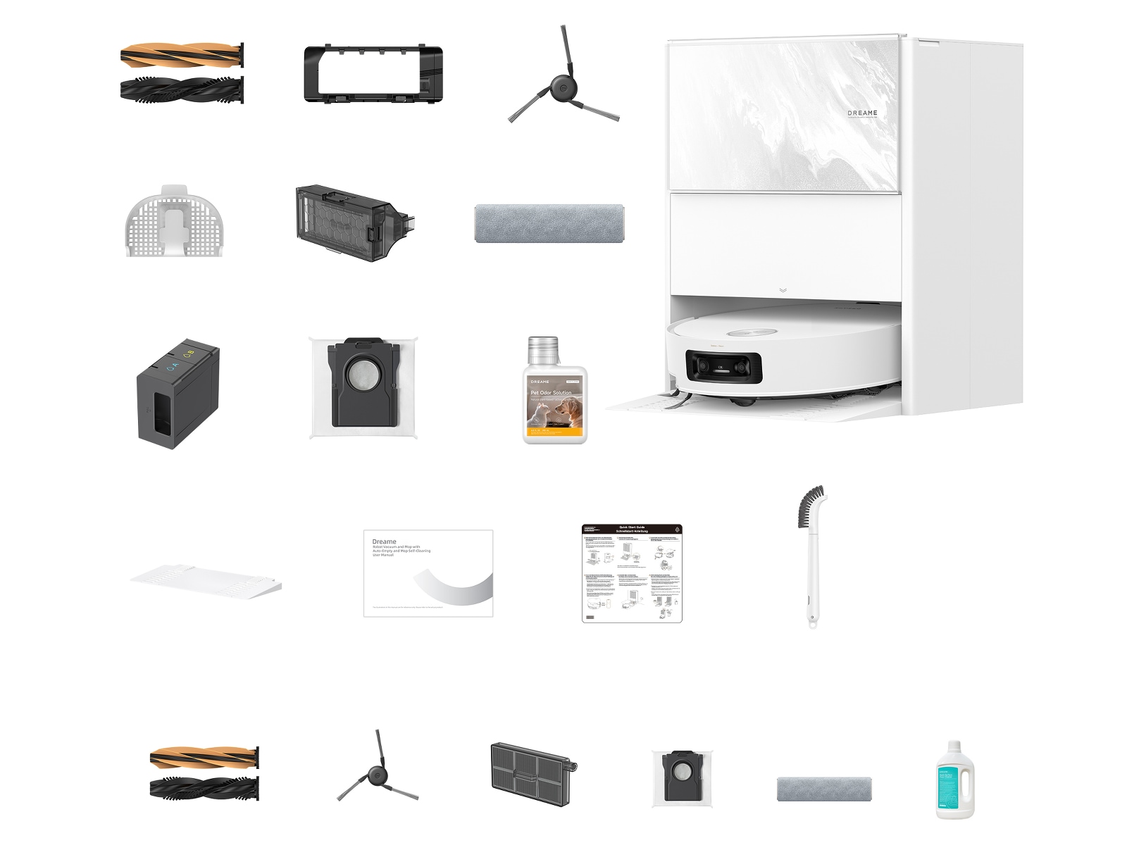 Dreame Aqua10 Ultra Track Complete Robotstøvsuger (hvit) Robotstøvsugere