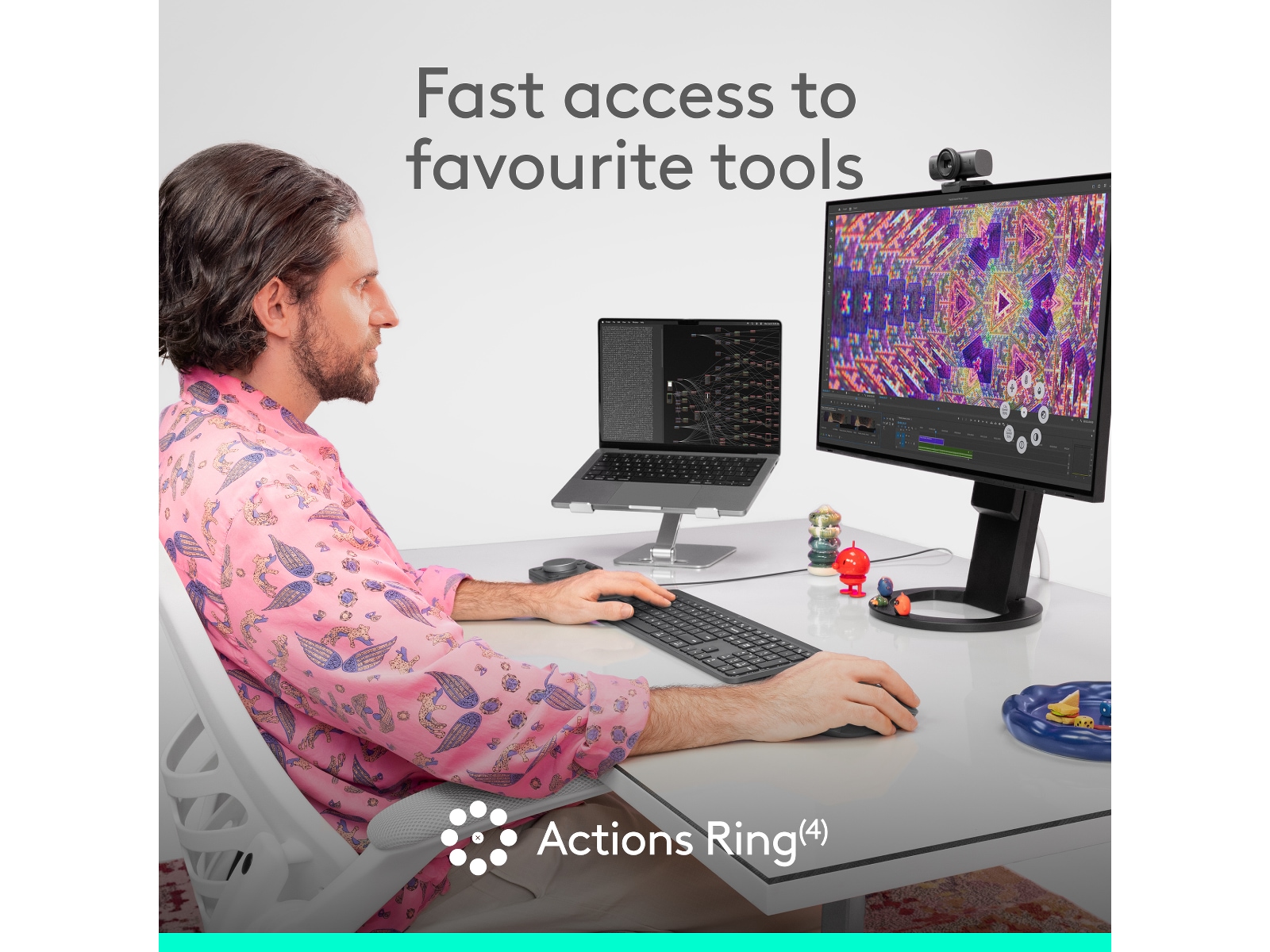 Logitech MX Master 4 for Business Trådløs Ergonomisk Mus (grafittgrå) Mus