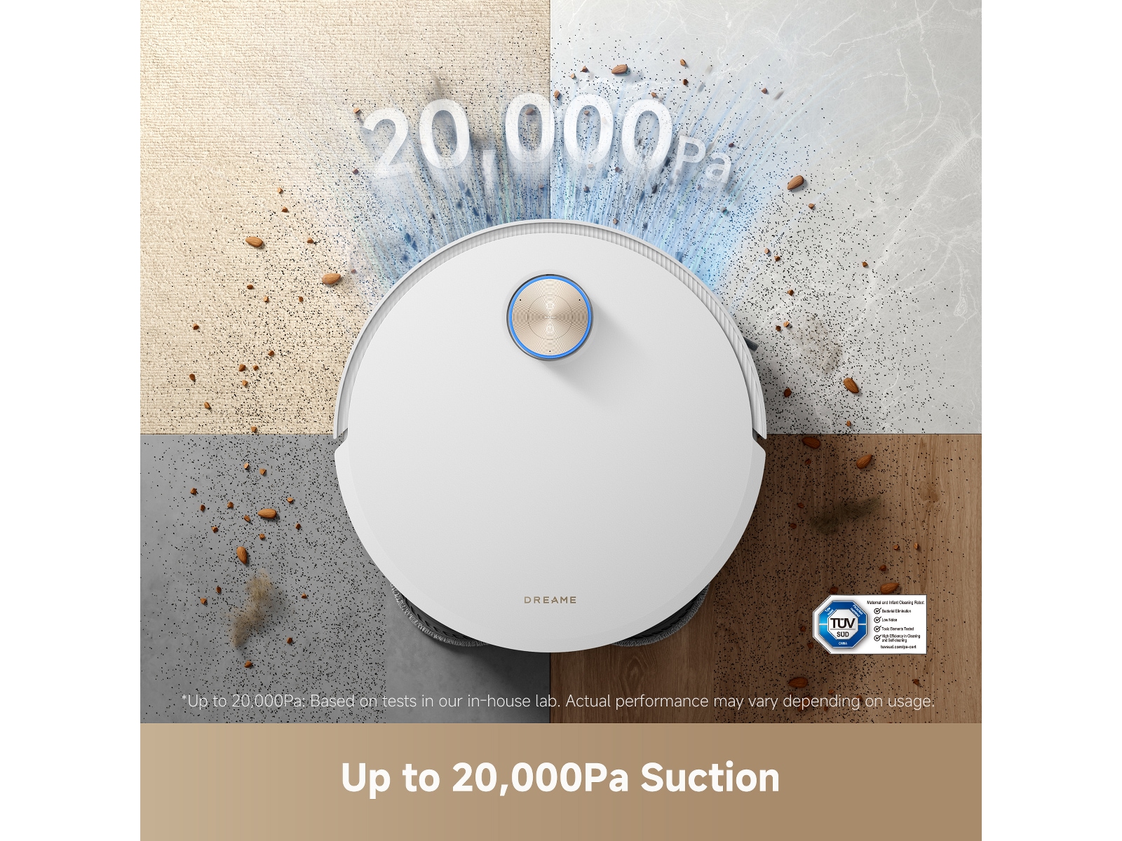 Dreame X50 Ultra Robotstøvsuger (hvit) Robotstøvsugere