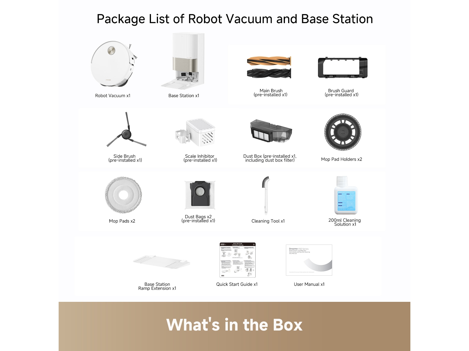 Dreame X50 Ultra Robotstøvsuger (hvit) Robotstøvsugere