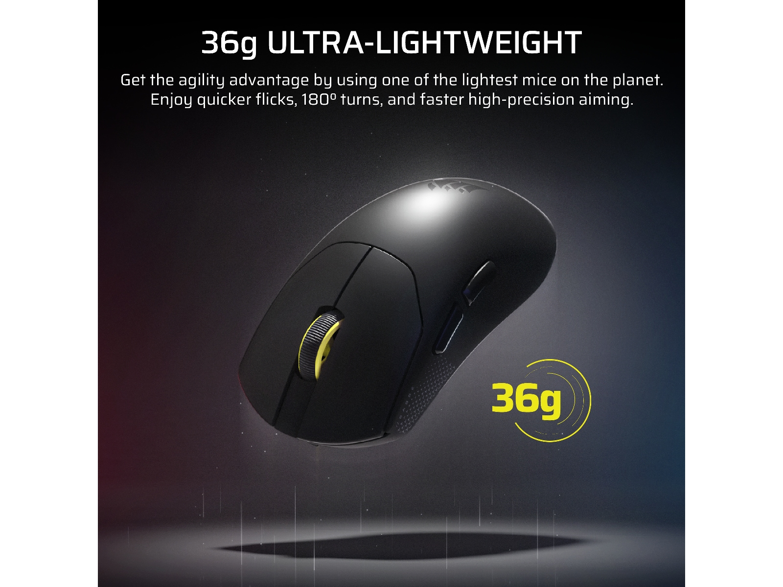 Corsair Sabre v2 Pro Ultralight Trådløs Gaming Mus (hvit) Gamingmus