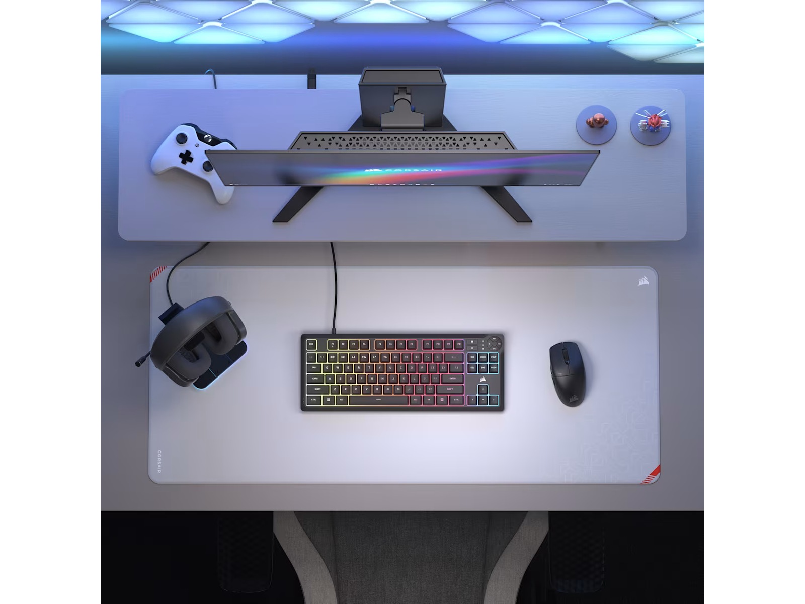 Corsair K55 CORE TKL RGB Gamingtastatur (sort) Gamingtastatur