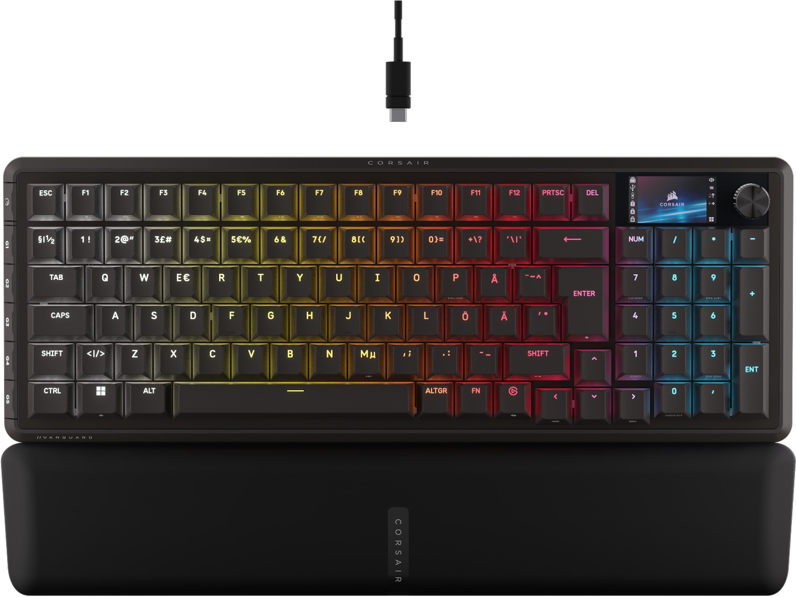 Corsair Vanguard PRO 96 RGB Gamingtastatur (sort) Gamingtastatur