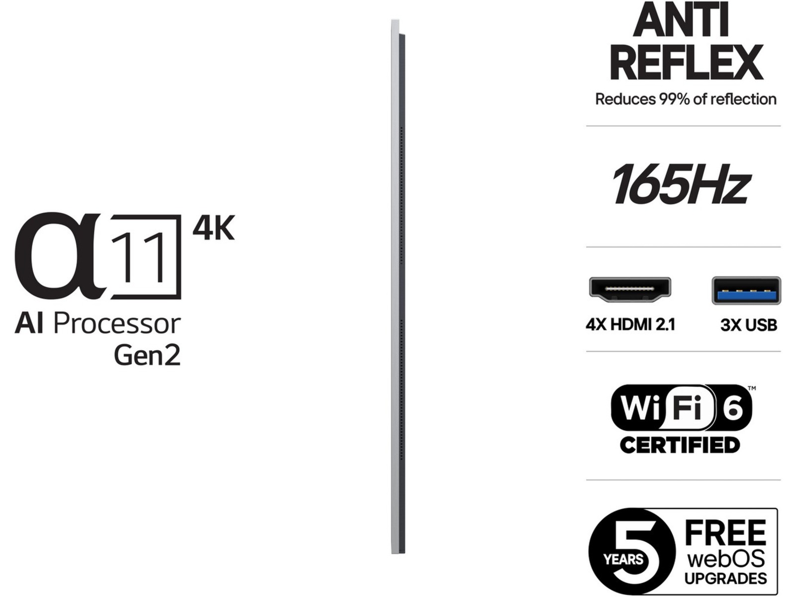 LG 65" G5 AI 4K OLED Smart TV (2025) 60 - 69 tommer TV