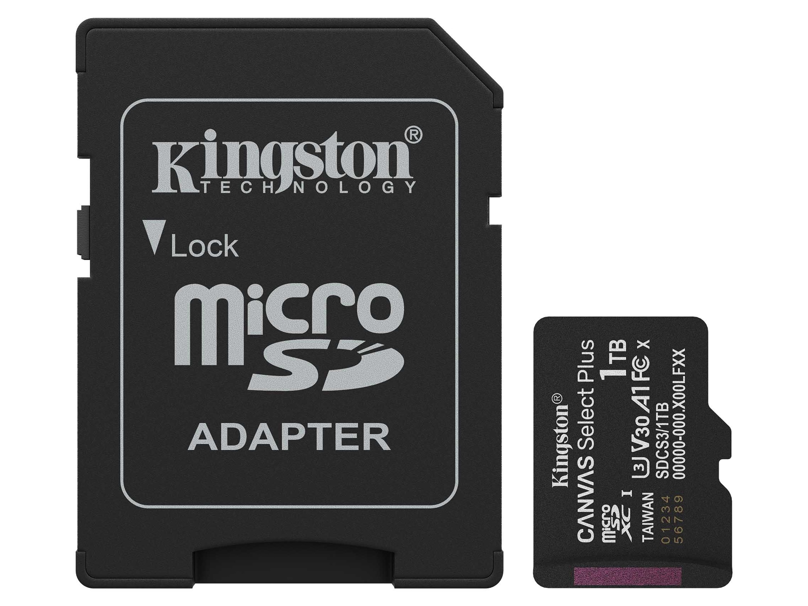 Kingston microSDXC Canvas Select Plus 1TB Minnekort til foto & video