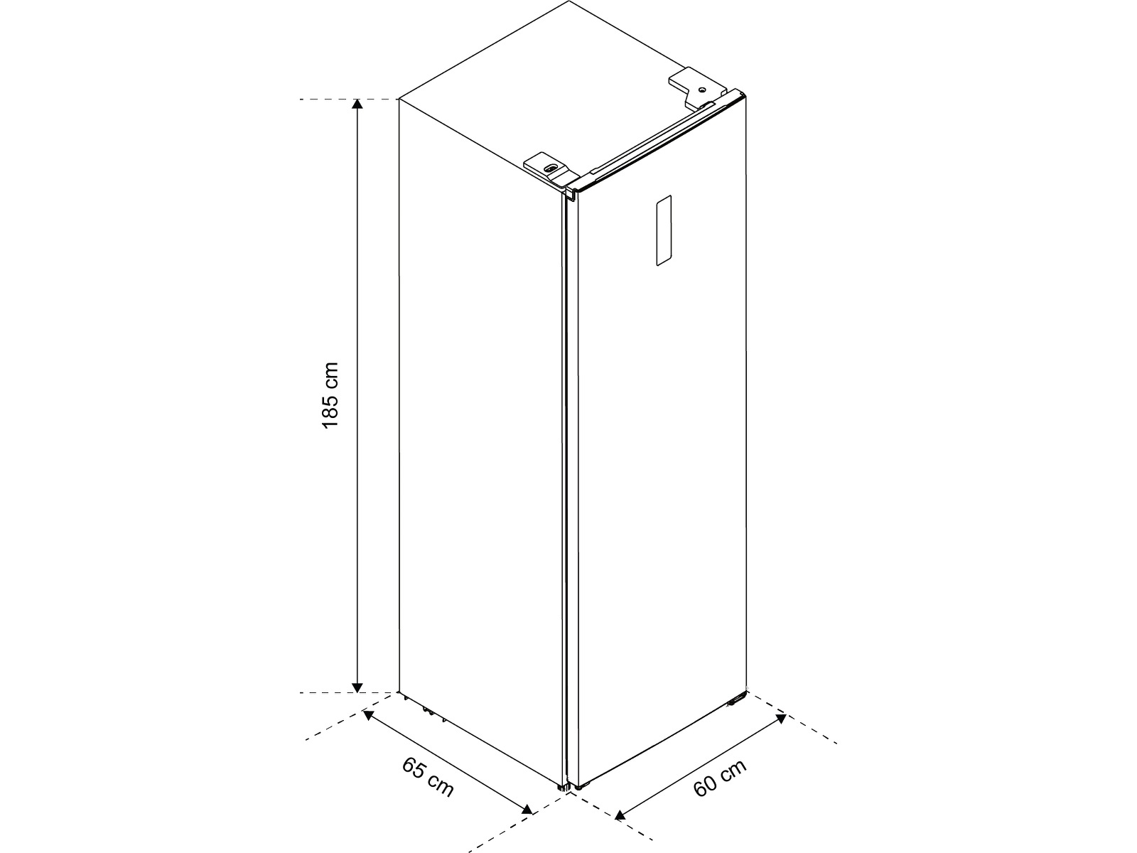 Avant FZR185WH1 fryseskap (hvit) -B-Grade Demo frysere & kjøleskap