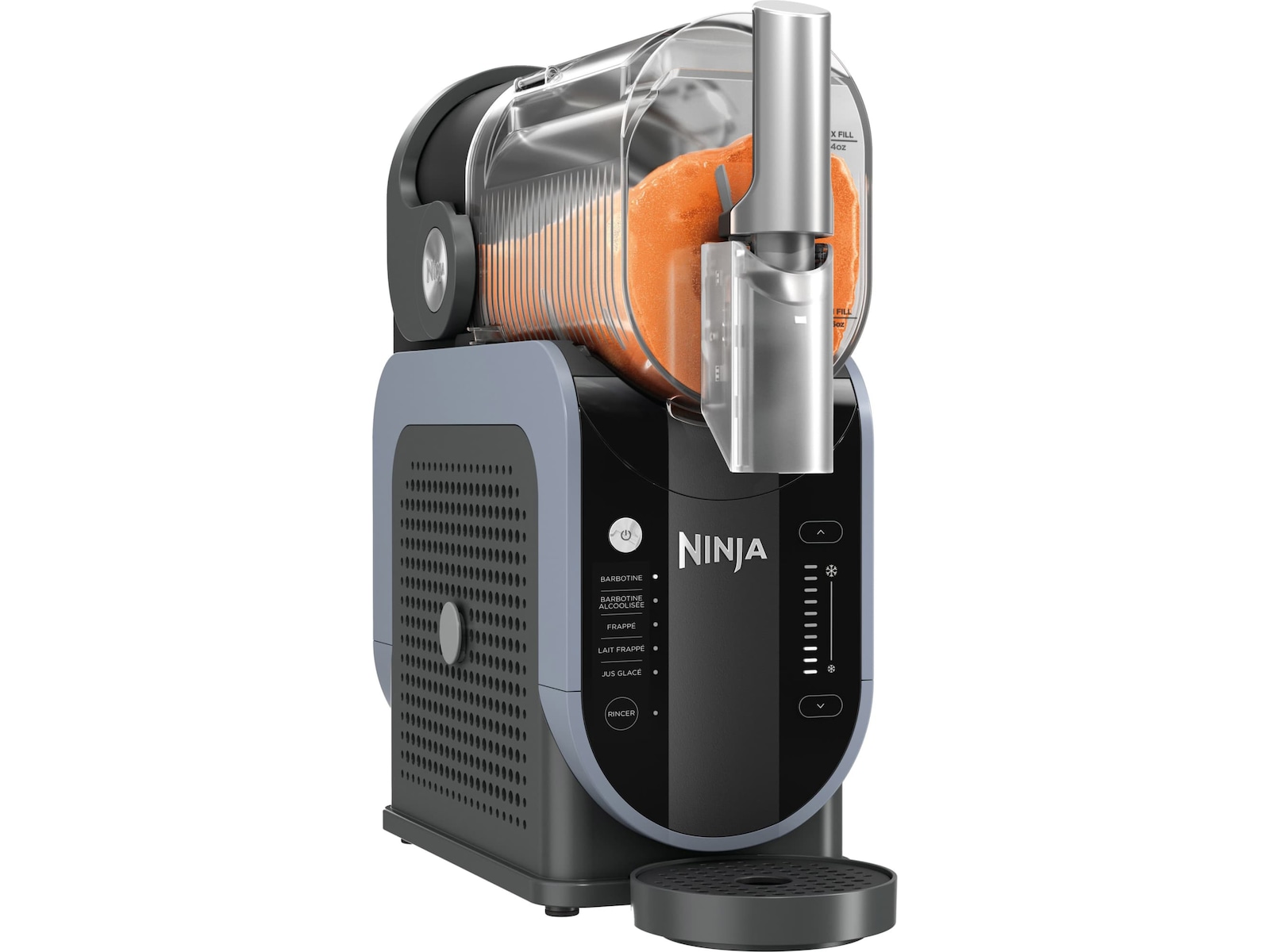 Ninja SLUSHi FS301EU slushmaskin arktisk blå grå 2,5L 5 programmer Rapid Chill kompressor 12 timer