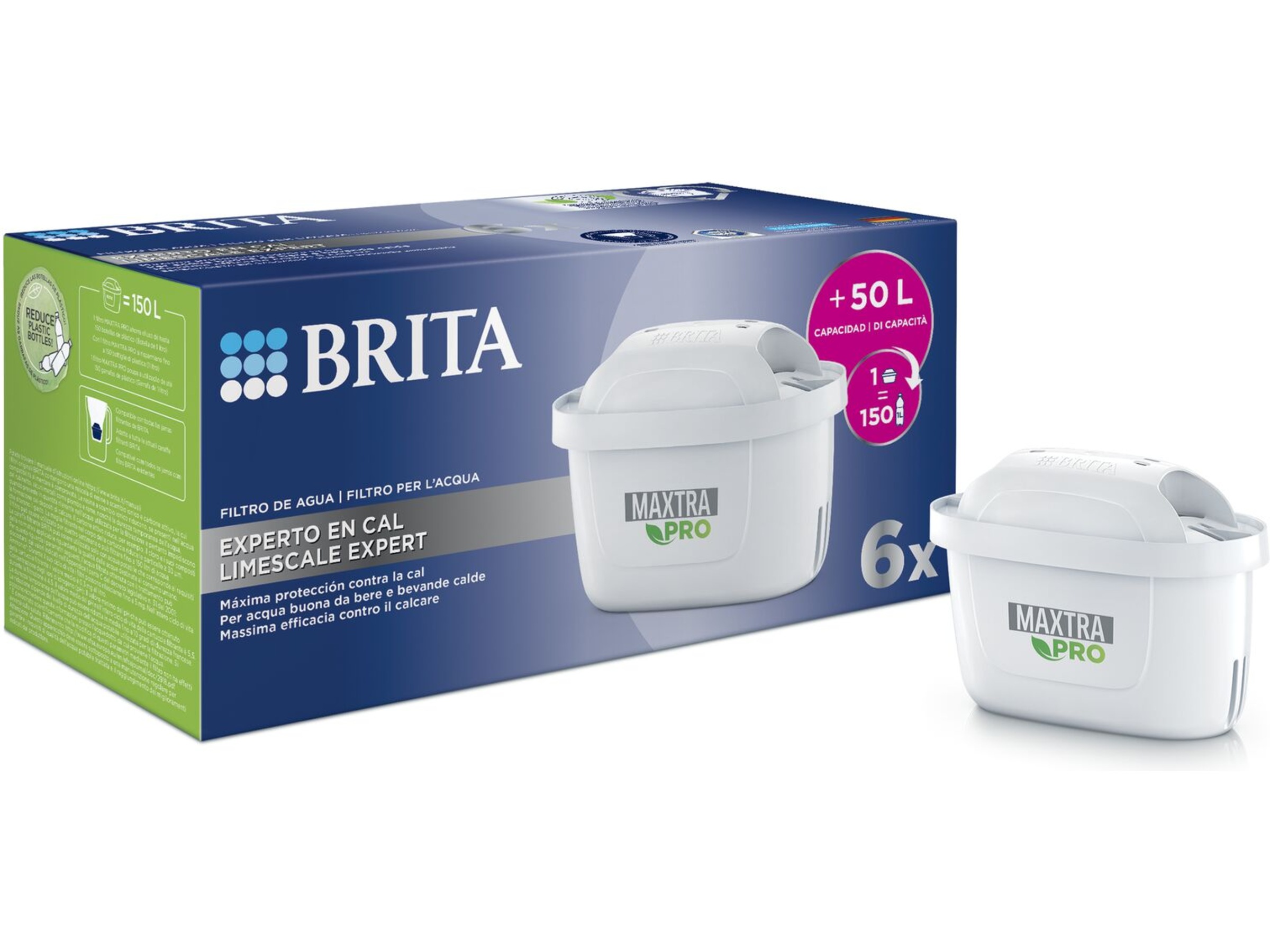 Brita Marella Maxtra Pro Limescale Expert vannfilter (6pk) Tilbehør til kjøkkenapparater