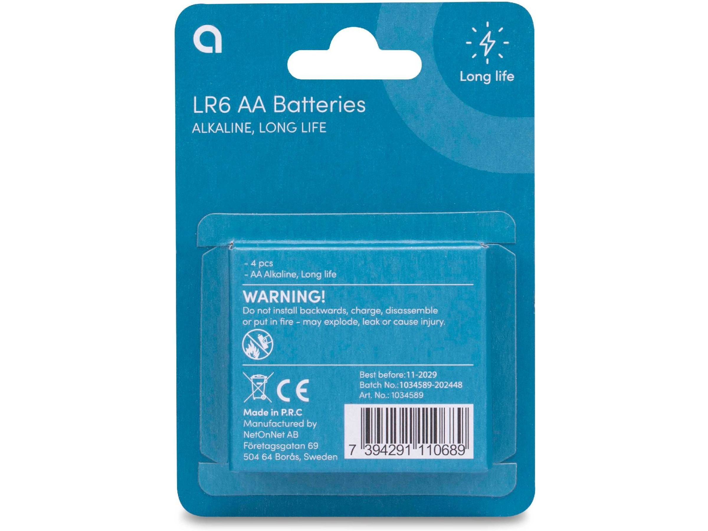 Andersson AA batteri, 4-pk Batterier til generell bruk