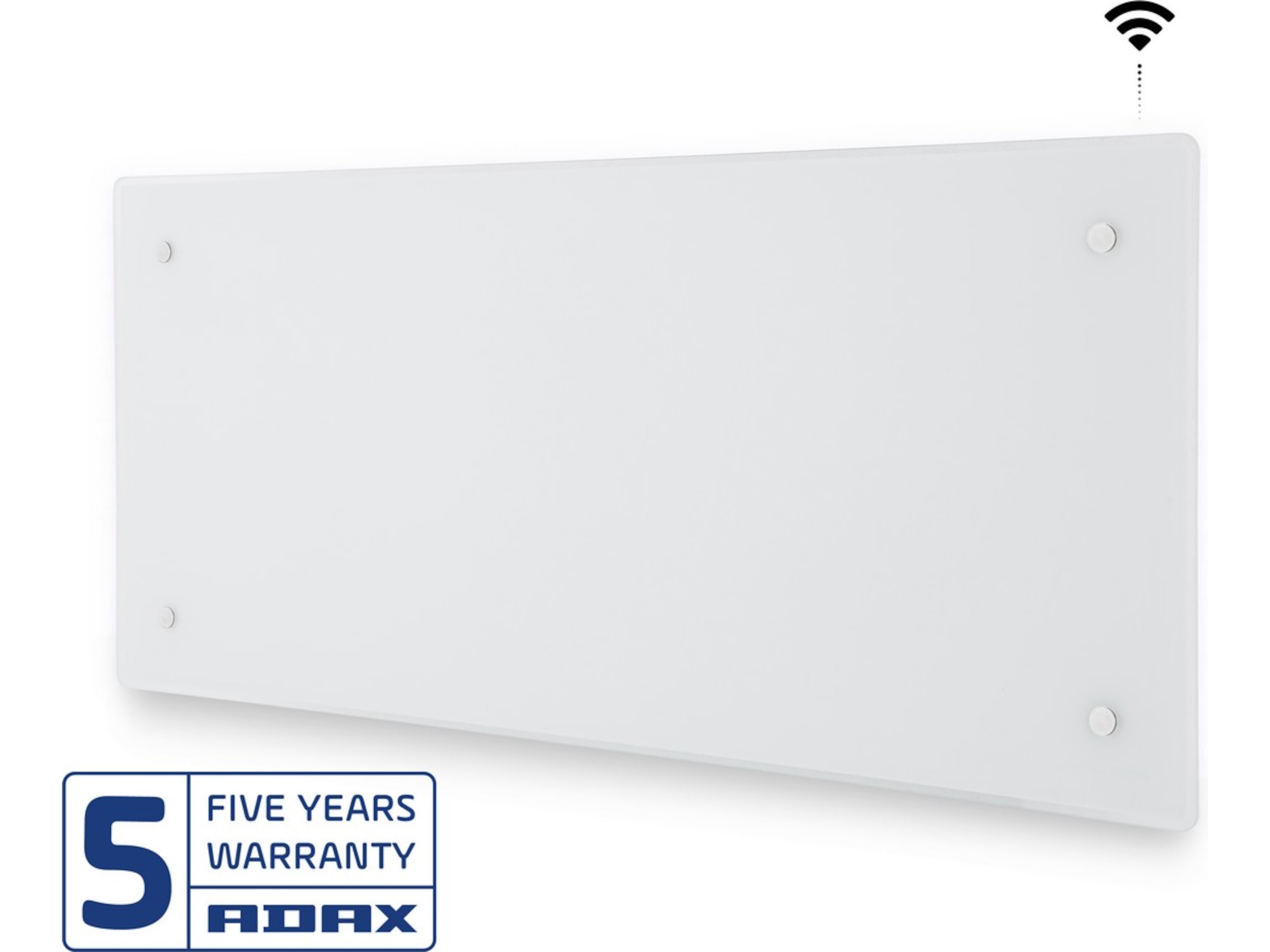 Adax Clea WiFi panelovn glass 1200W (hvit) Panelovner