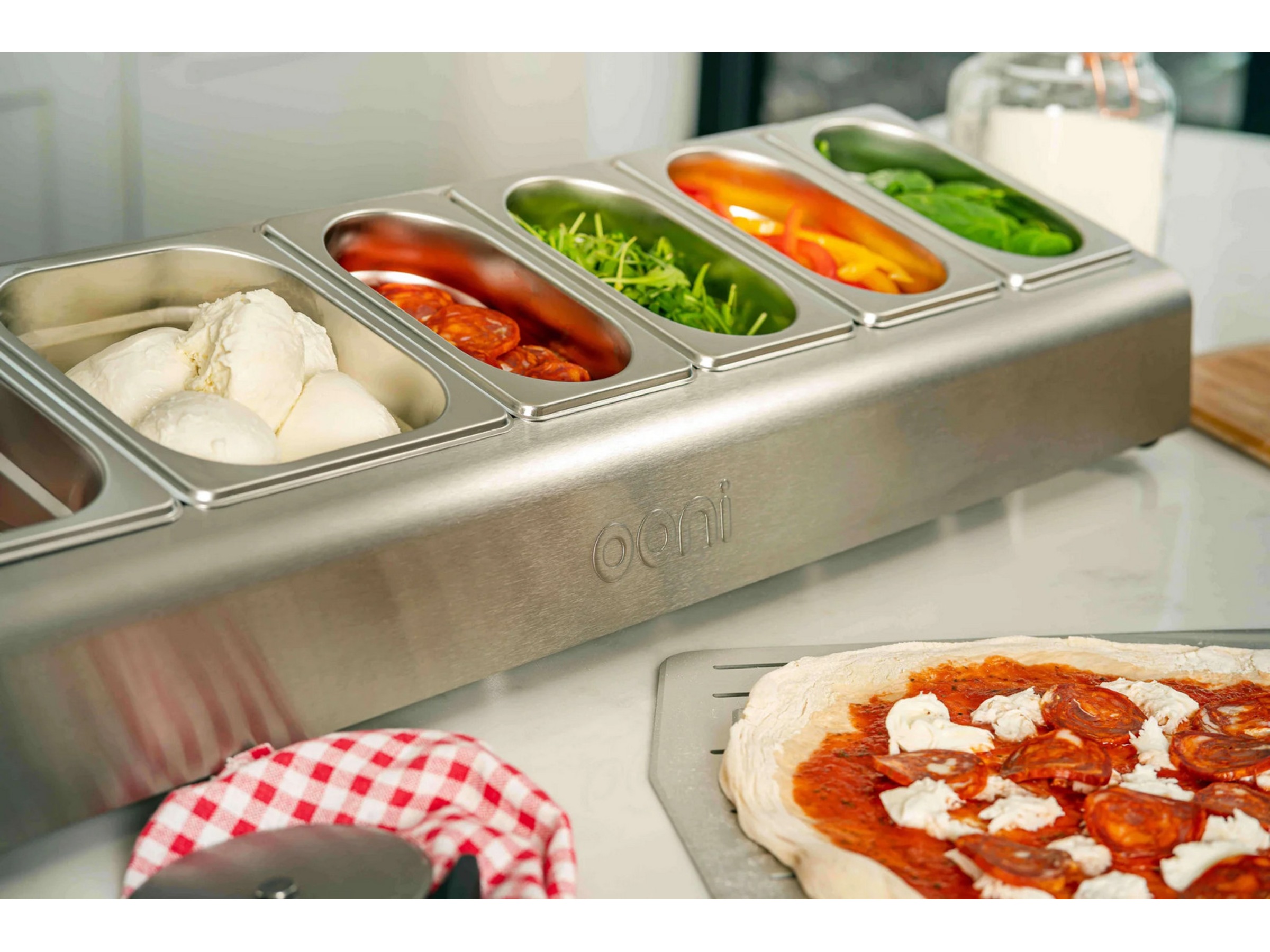 Ooni pizzatoppingstasjon Tilbehør til pizzaovner