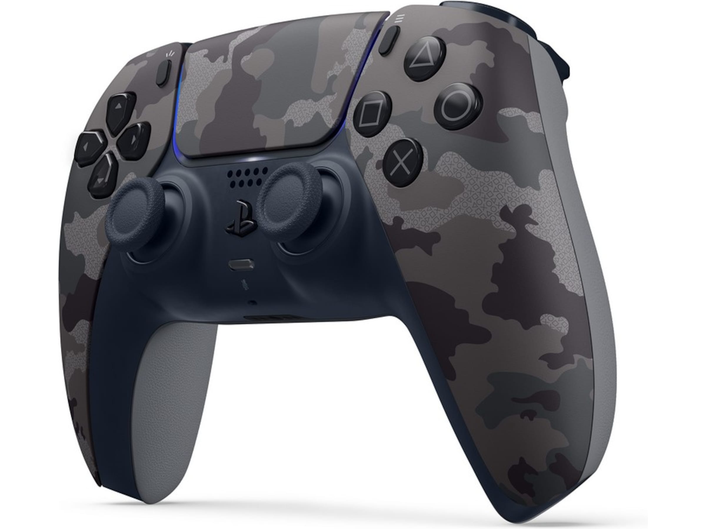 PlayStation 5 DualSense Kontroller (Grey Camo) Tilbehør til spillkonsoller