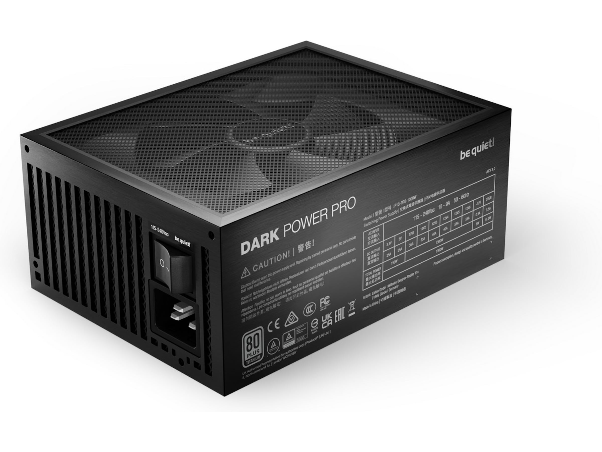 be quiet! Dark Power Pro 13 1300W PSU Enheter