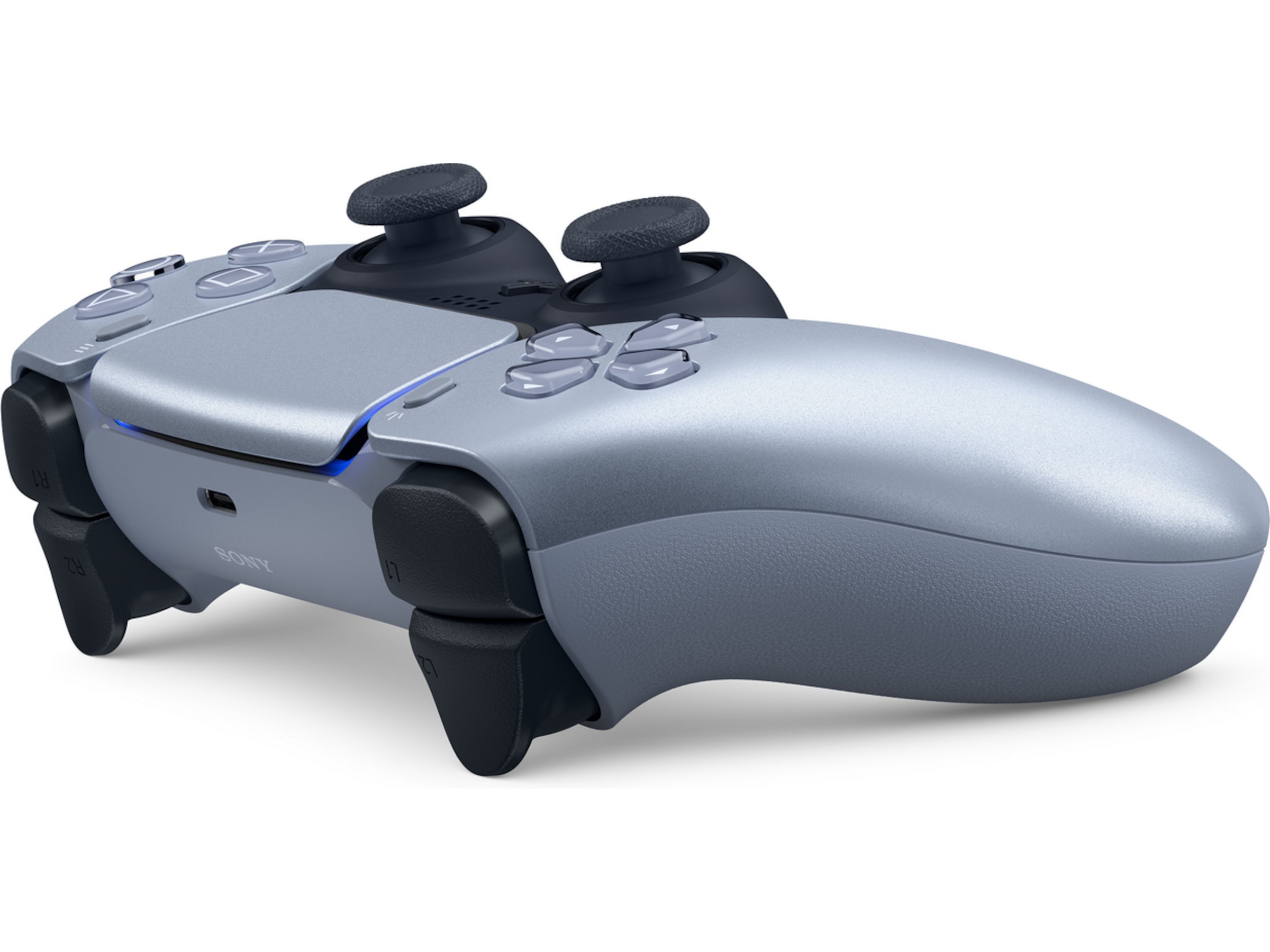 PlayStation 5 DualSense Kontroller (Sterling Silver) Tilbehør til spillkonsoller