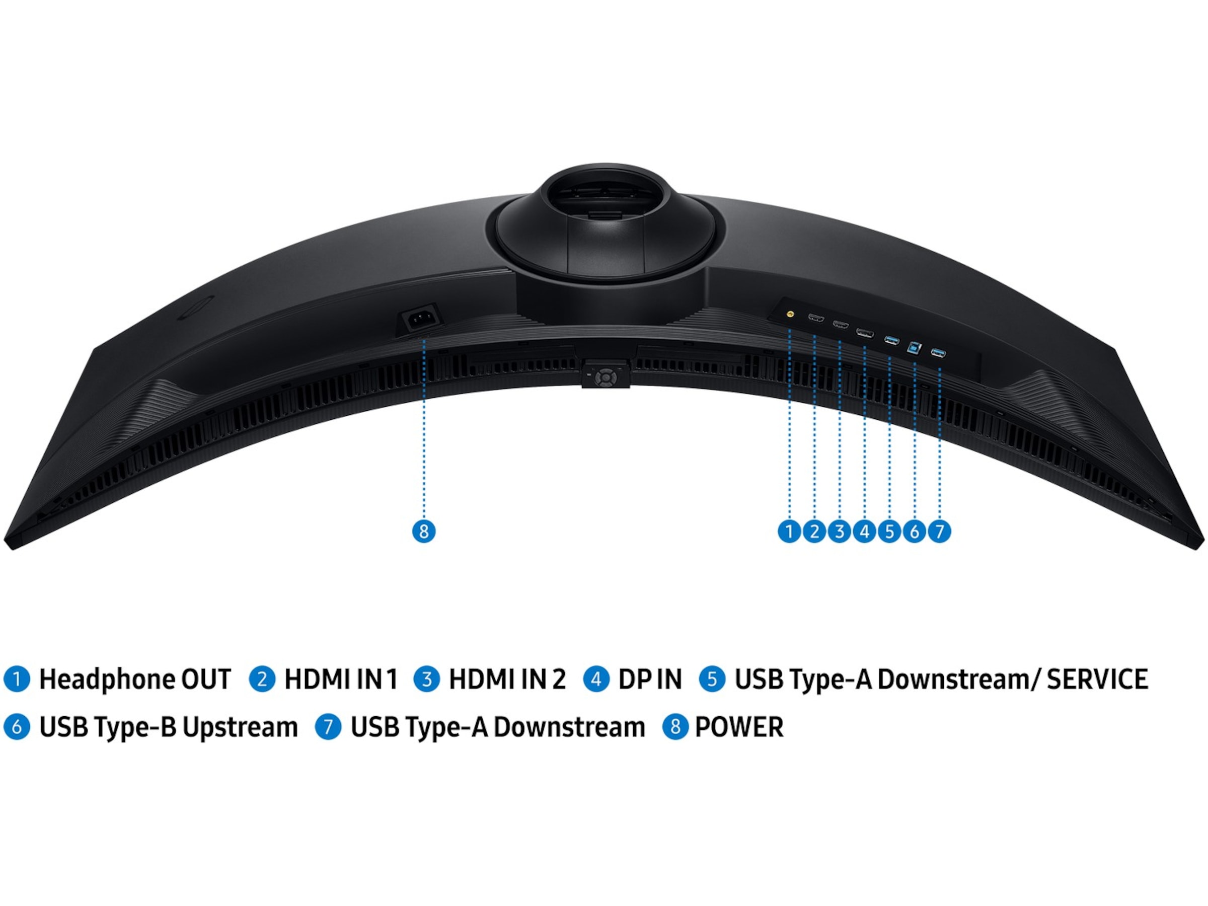 Samsung 49" Odyssey G9 curved gamingskjerm S49FG910 Gamingskjermer