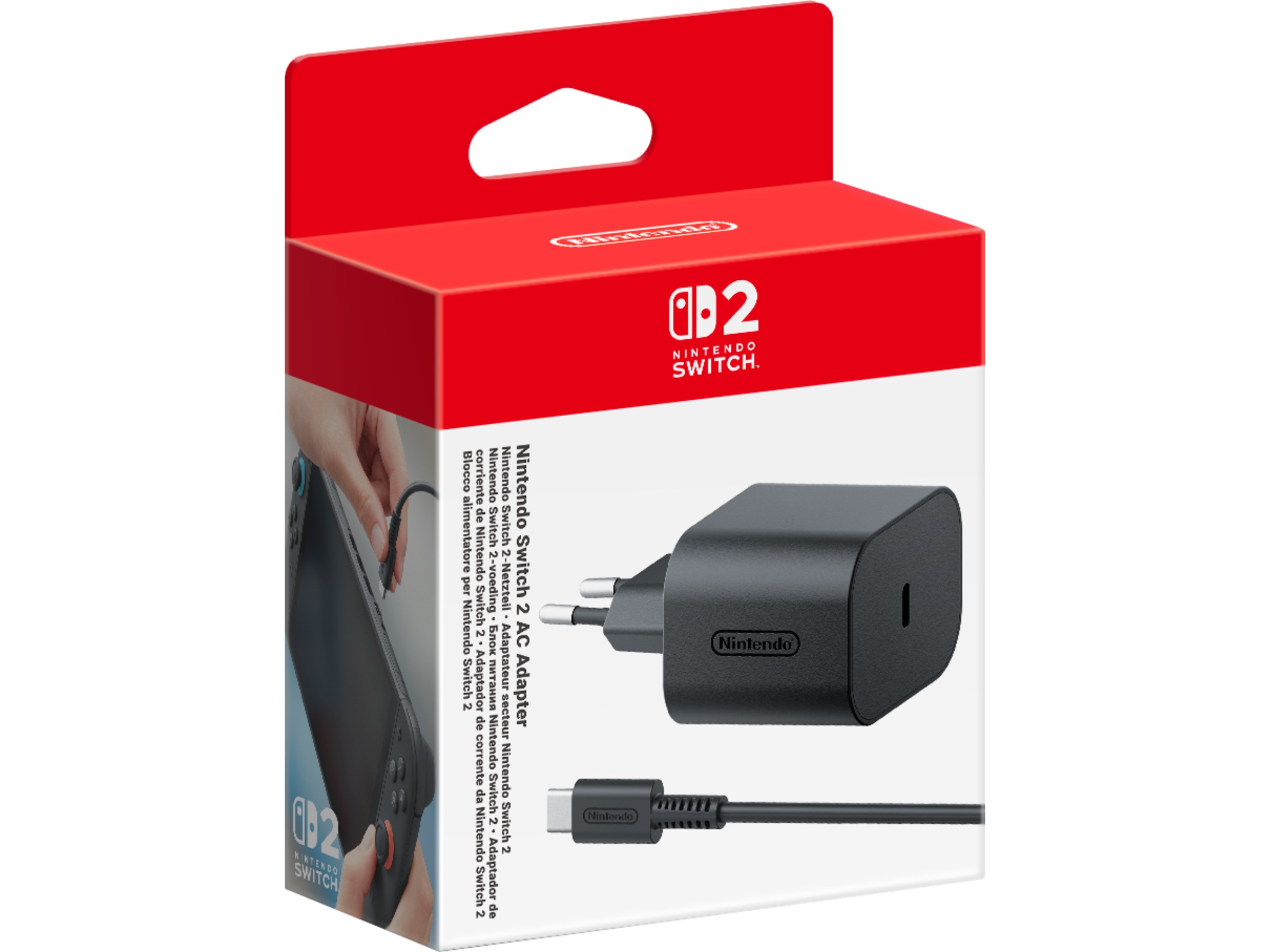 Nintendo Switch 2 AC-adapter Tilbehør til spillkonsoller