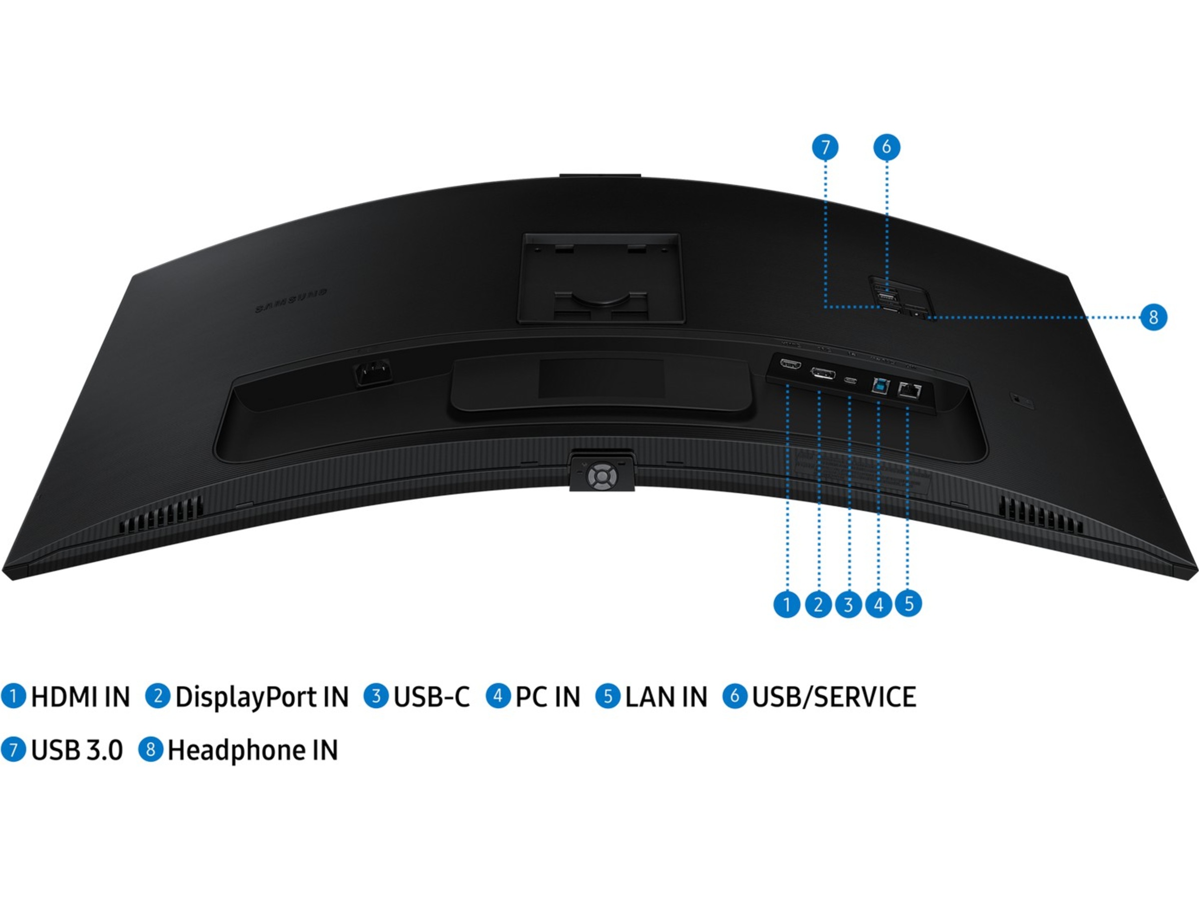 Samsung 34" curved skjerm ViewFinity S6 34C654VA -B-Grade Demo skjermer
