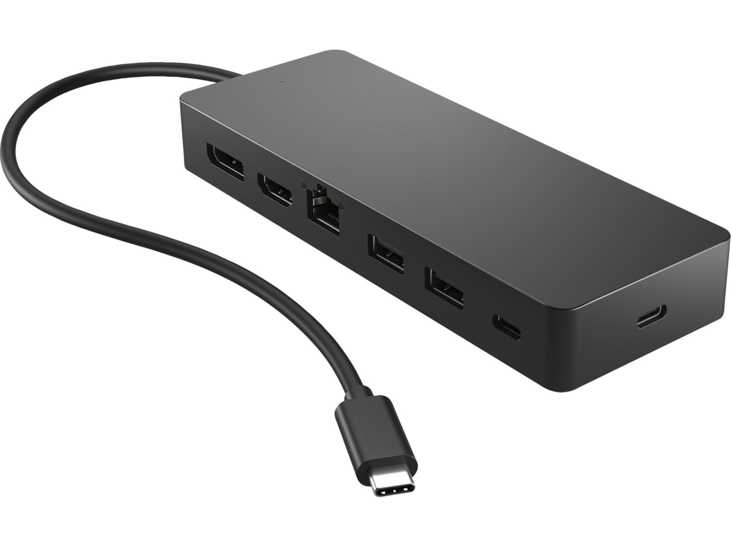 HP Universal USB-C Multiport Hub (sort) Dockingstasjon & USB-HUB