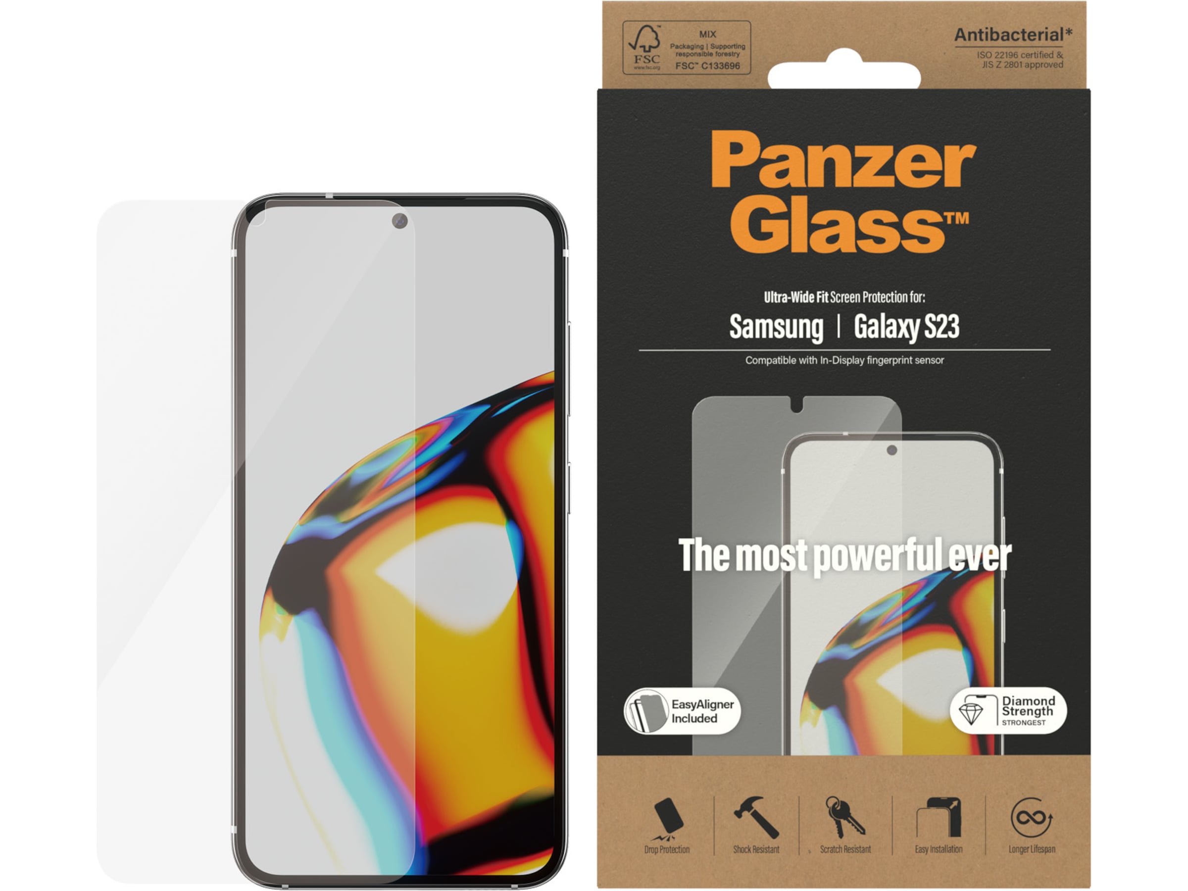 Panzerglass Galaxy S23 Skjermbeskytter Skjermbeskytter