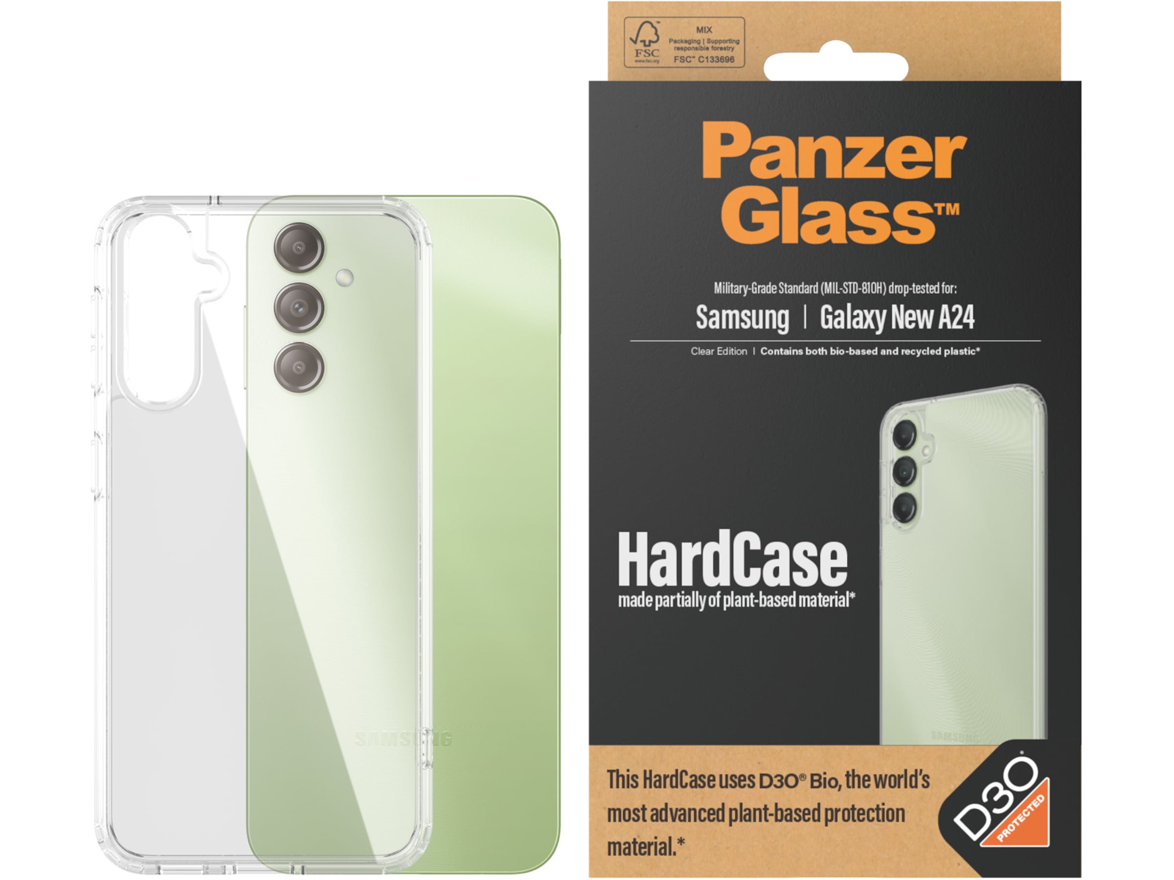 PanzerGlass Galaxy A25 5G D3O HardCase deksel (gjennomsiktig) Mobildeksel