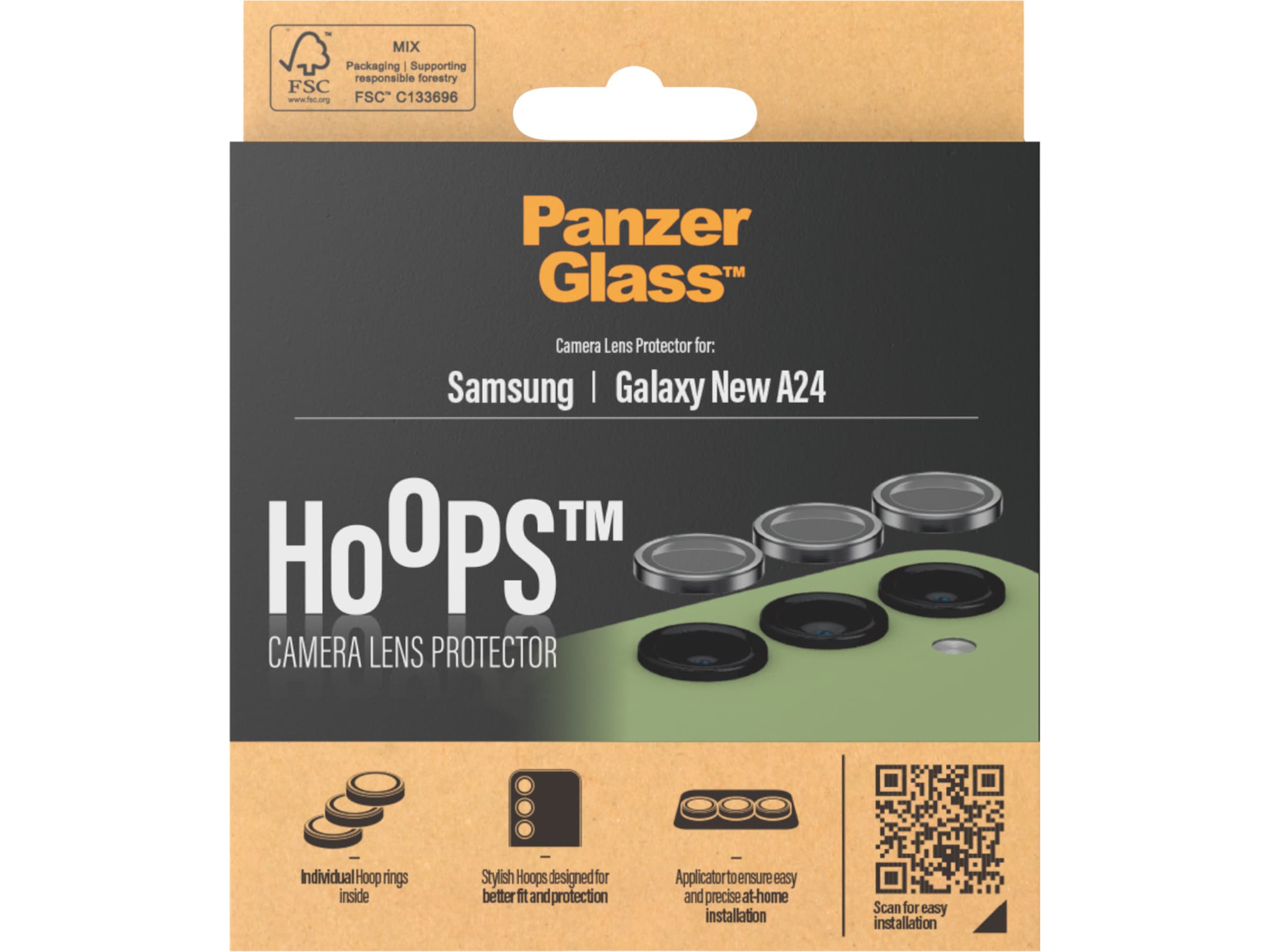 PanzerGlass Galaxy A25 Hoops Linsebeskytter Skjermbeskytter