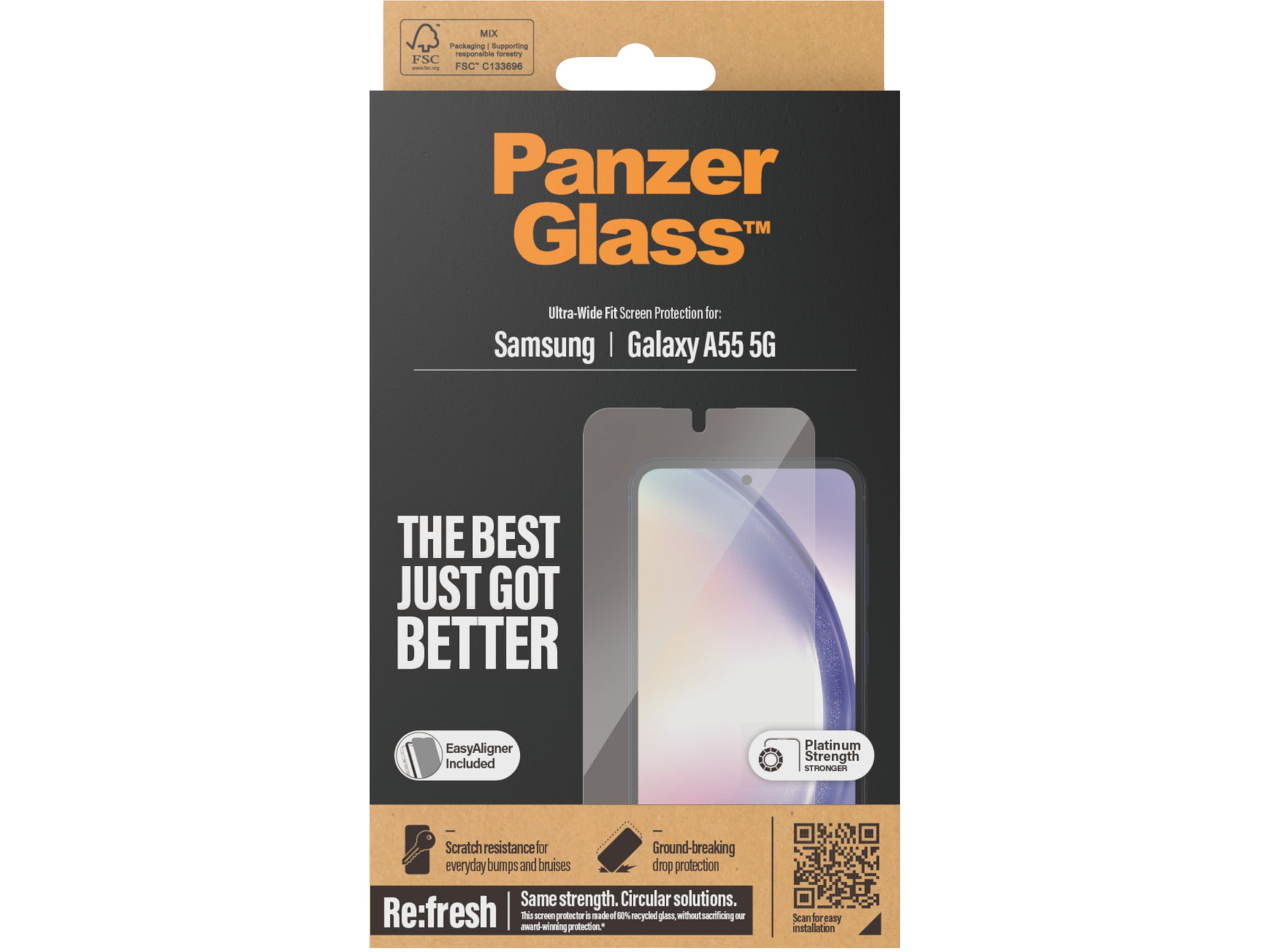 PanzerGlass Samsung Galaxy A55 5G/A35 5G Skjermbeskytter Skjermbeskytter